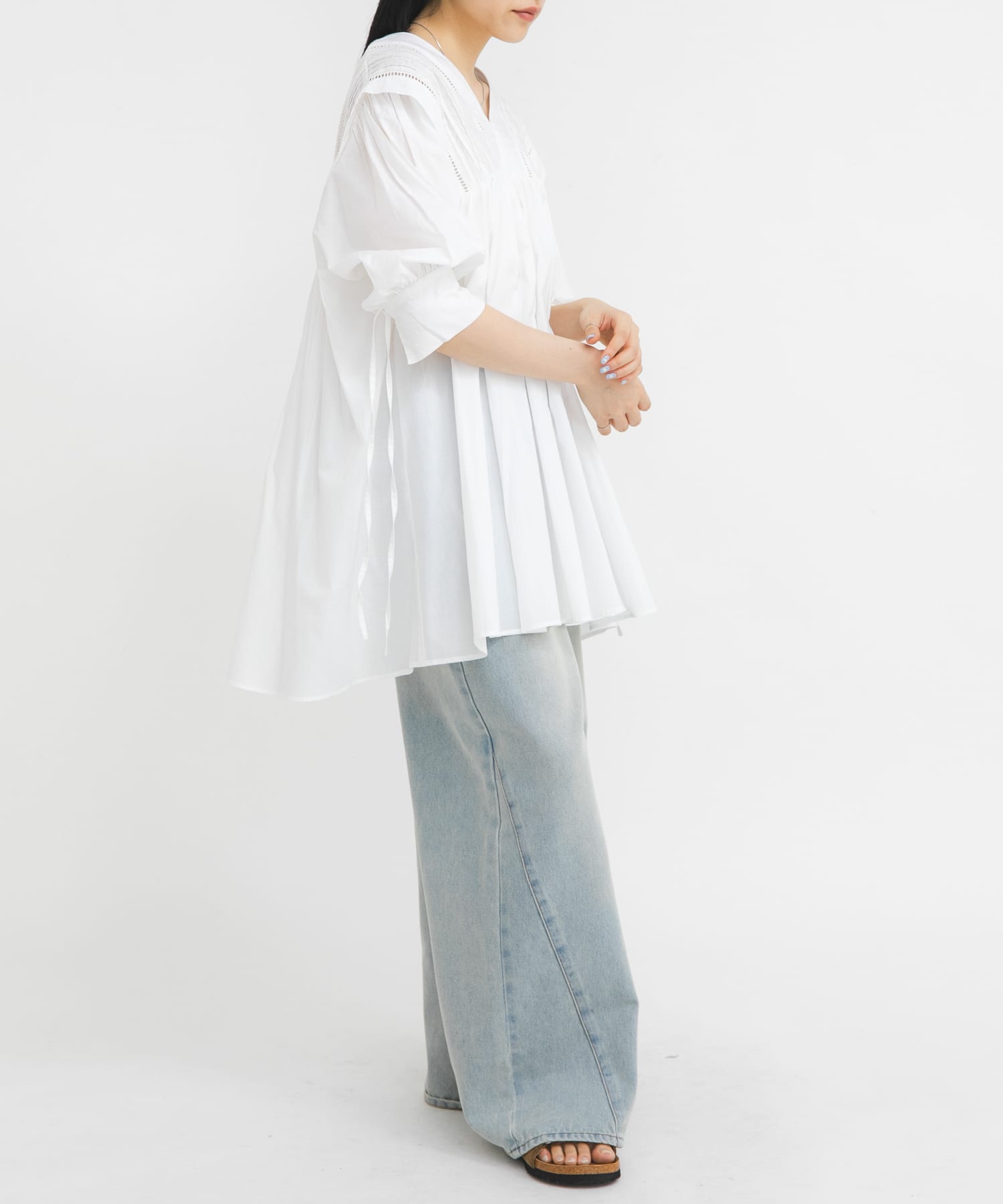 身長：160cm サイズ：one