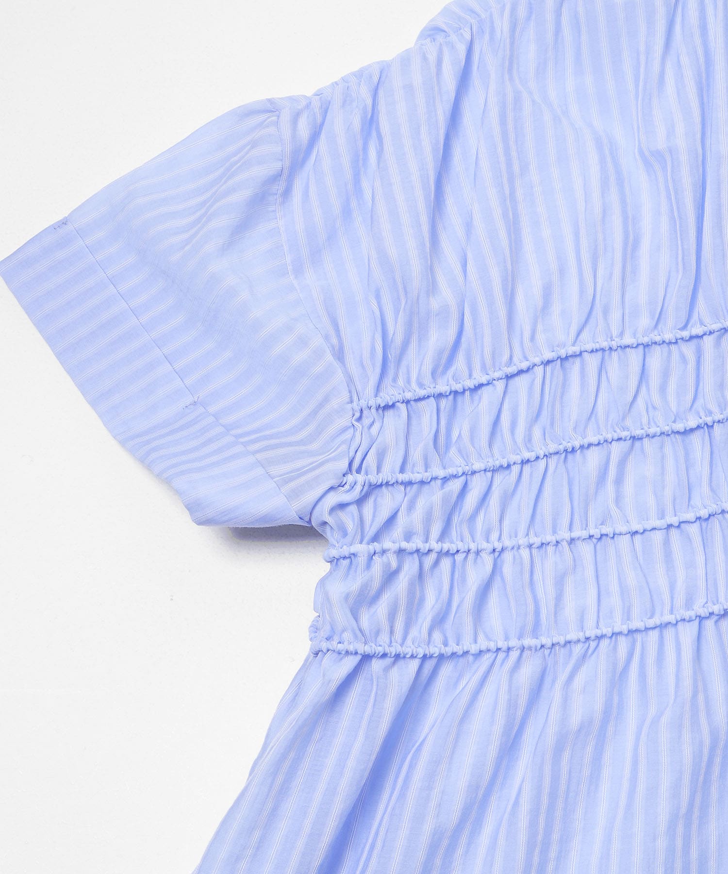 ターンナップシャーリングミニワンピース BLUE One