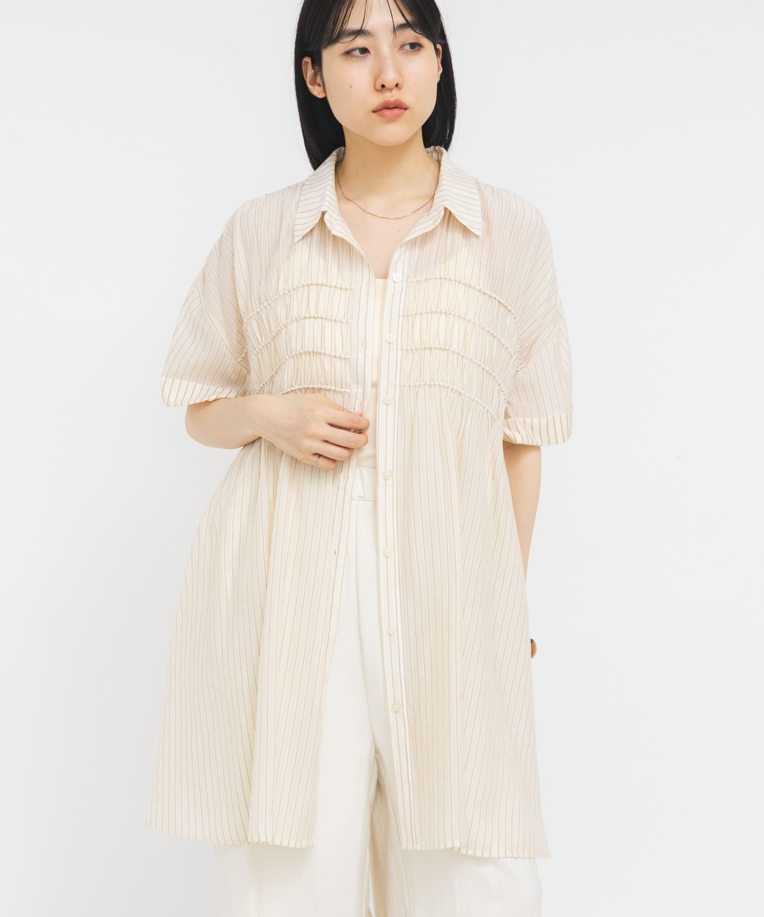 身長：160cm サイズ：one