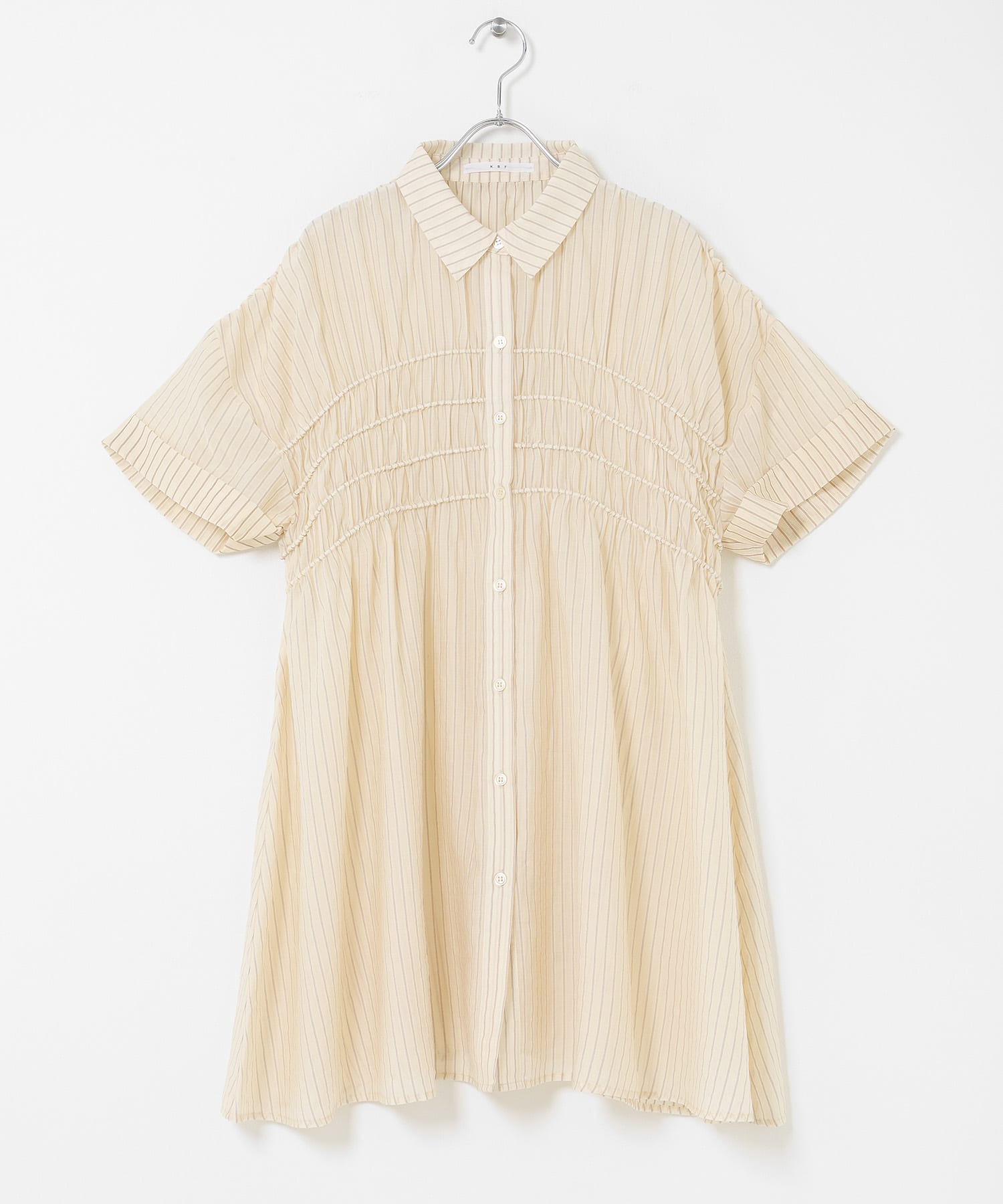 ターンナップシャーリングミニワンピース IVORY One