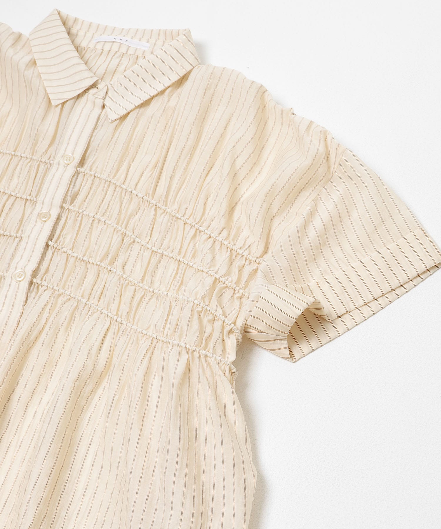 ターンナップシャーリングミニワンピース IVORY One