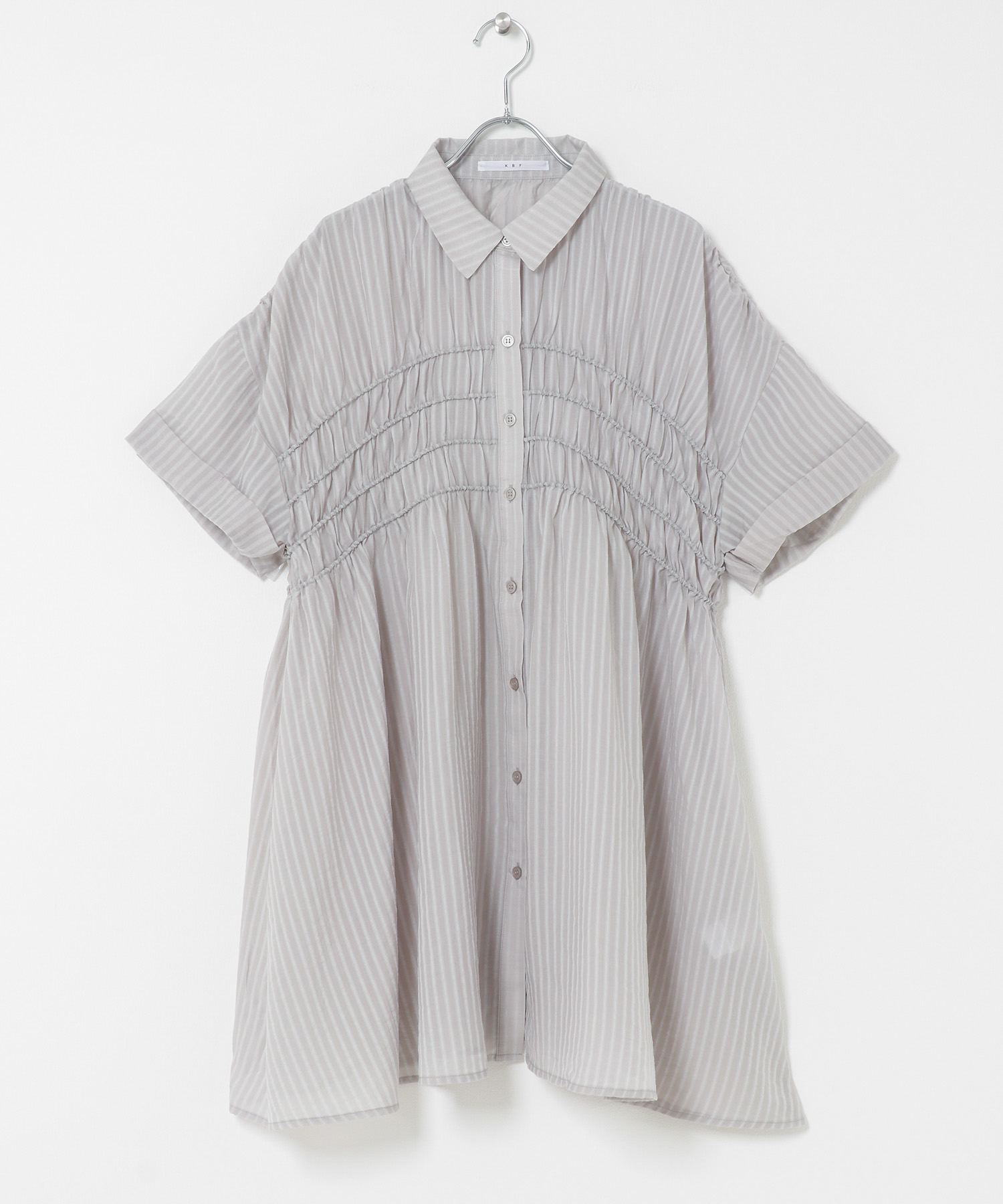 ターンナップシャーリングミニワンピース GRAY One