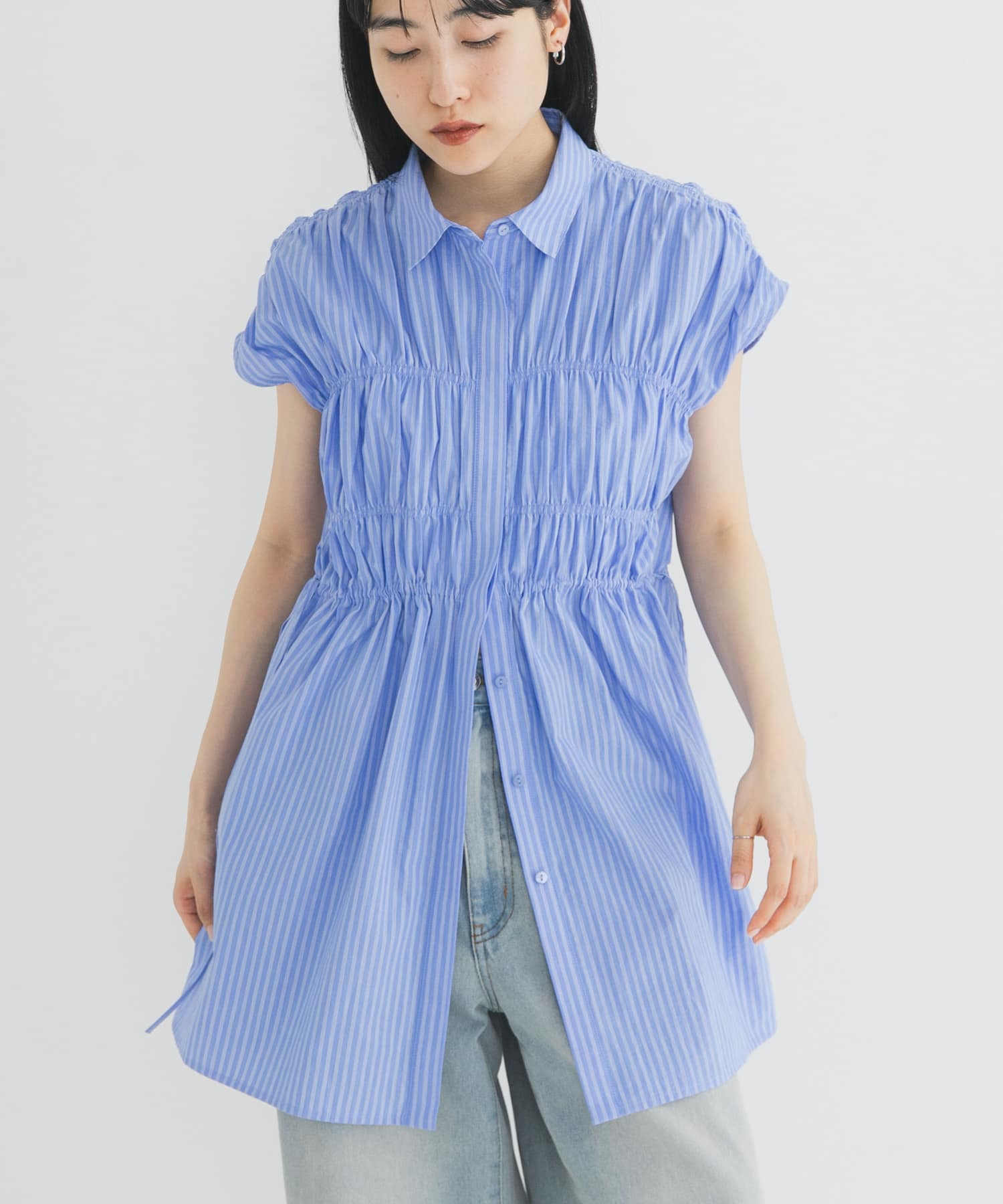 身長：160cm サイズ：one