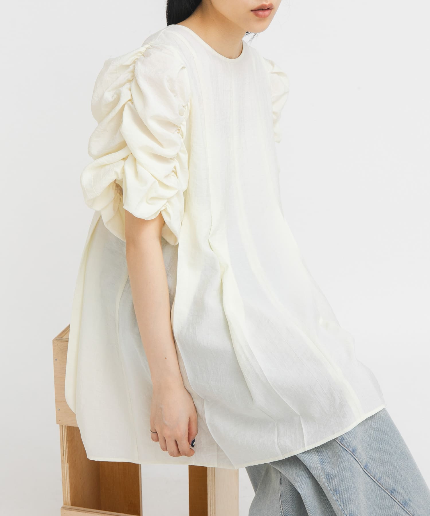 身長：160cm サイズ：one