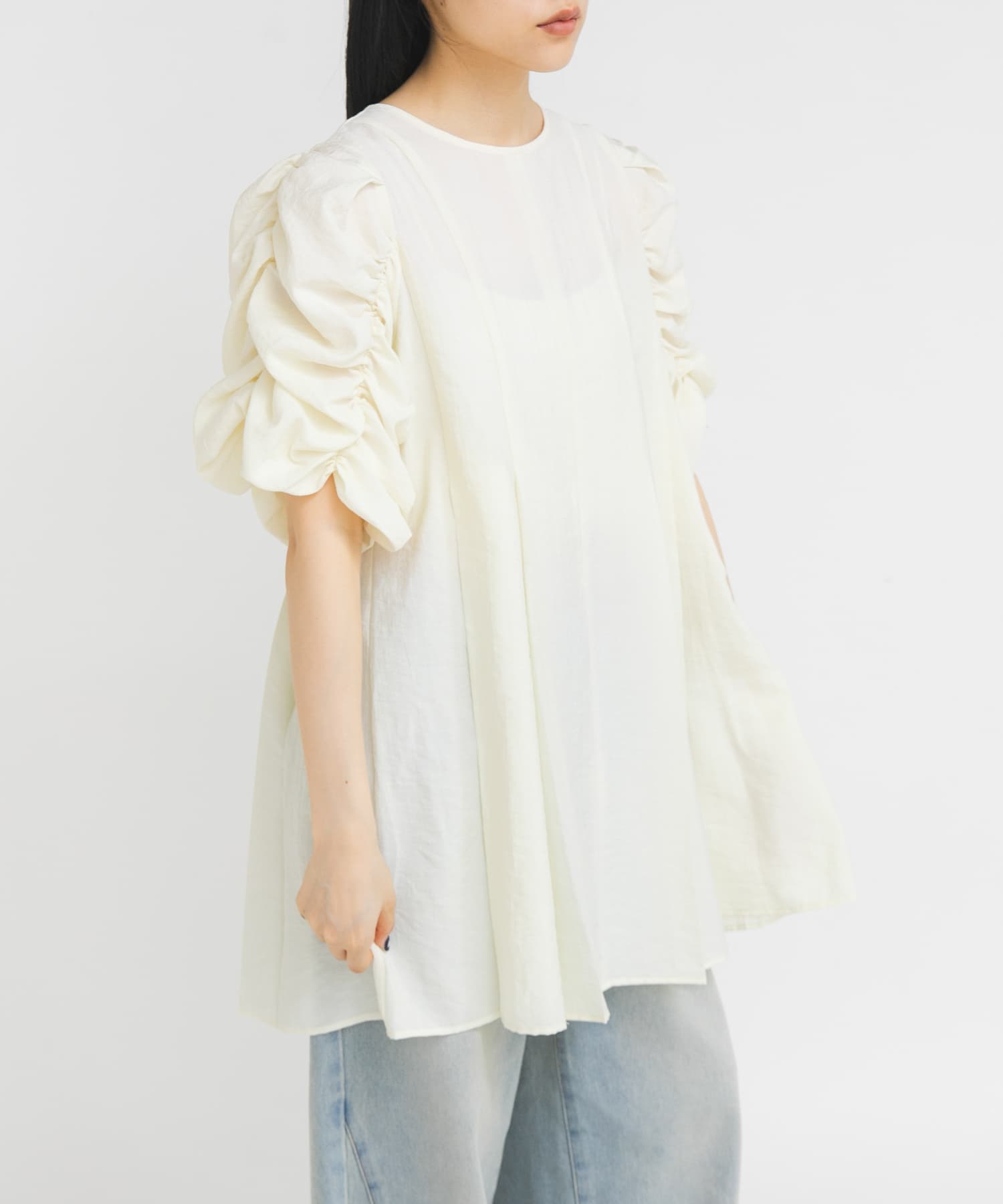 身長：160cm サイズ：one