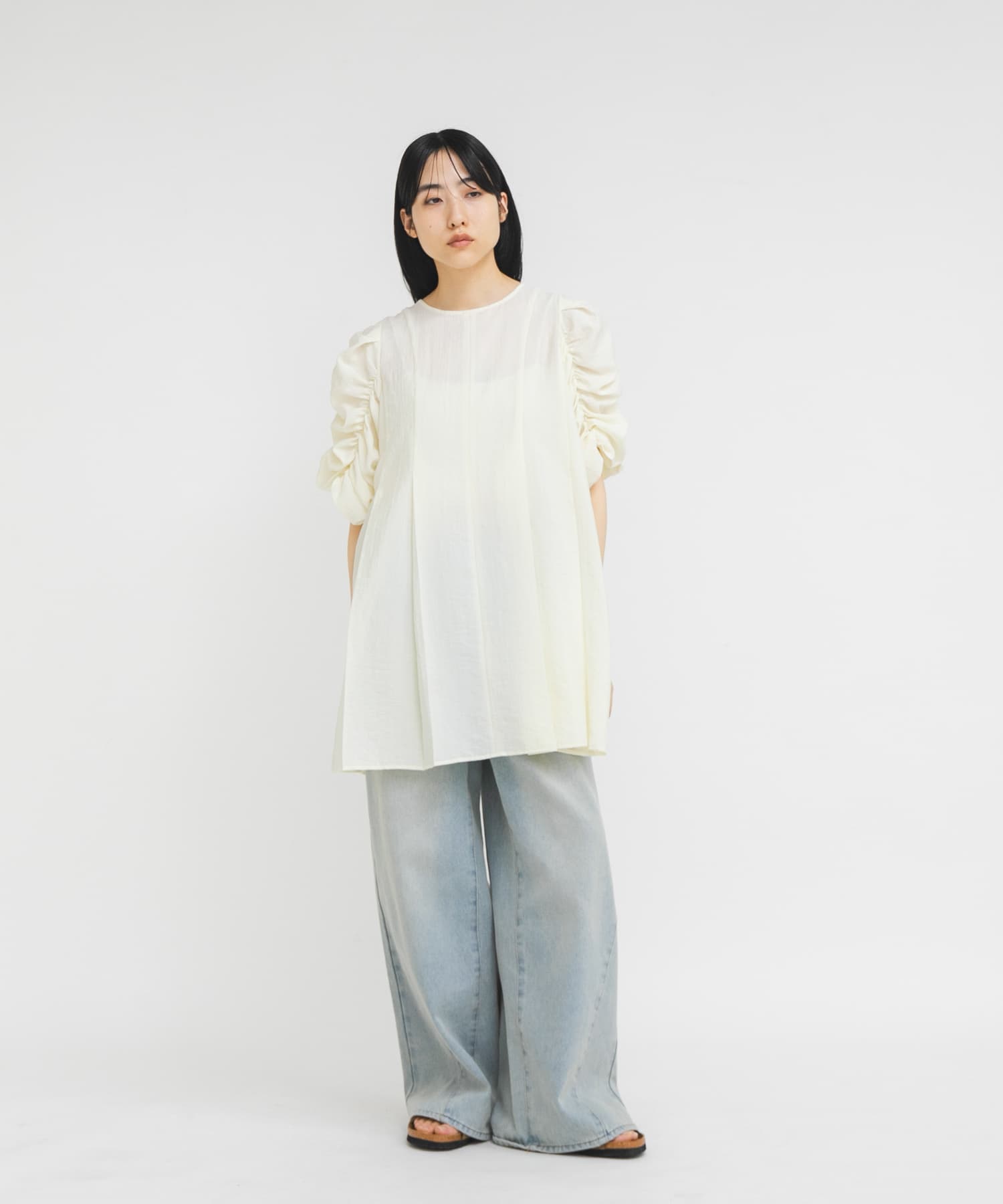 身長：160cm サイズ：one