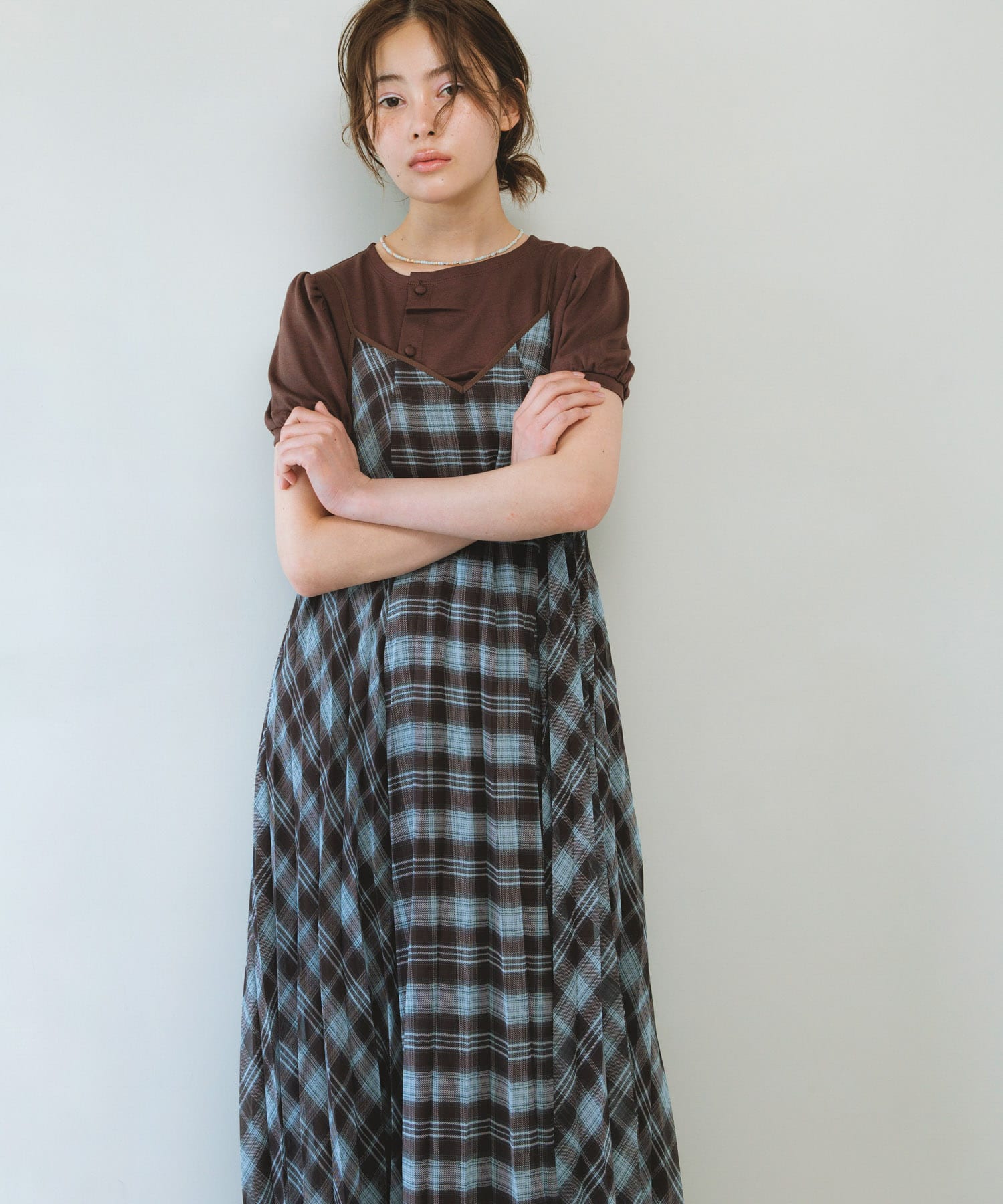 身長 : 159cm サイズ : one