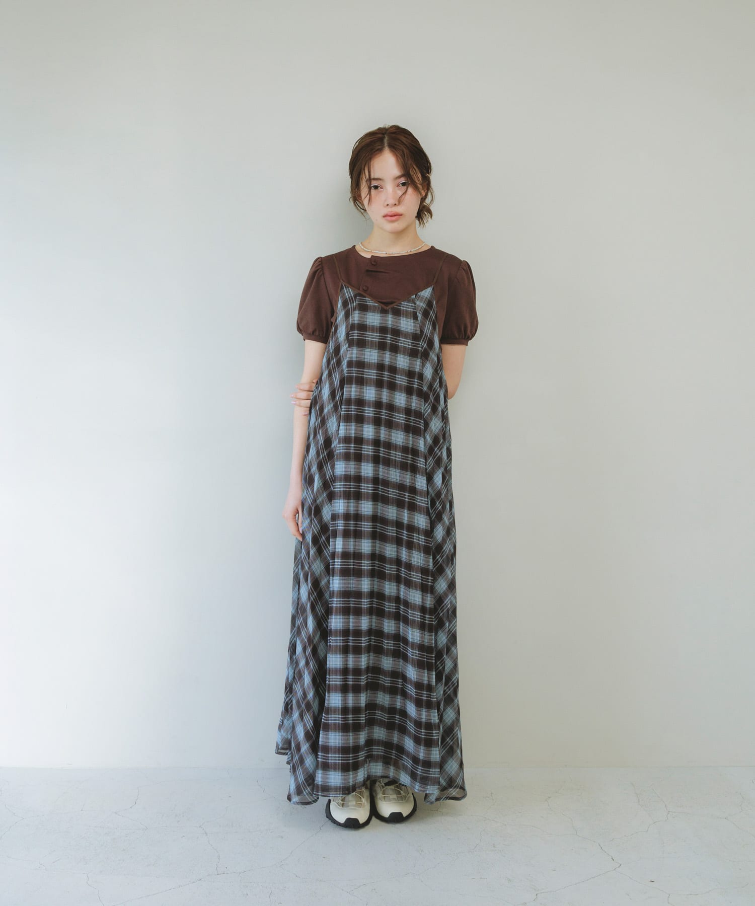 身長 : 159cm サイズ : one