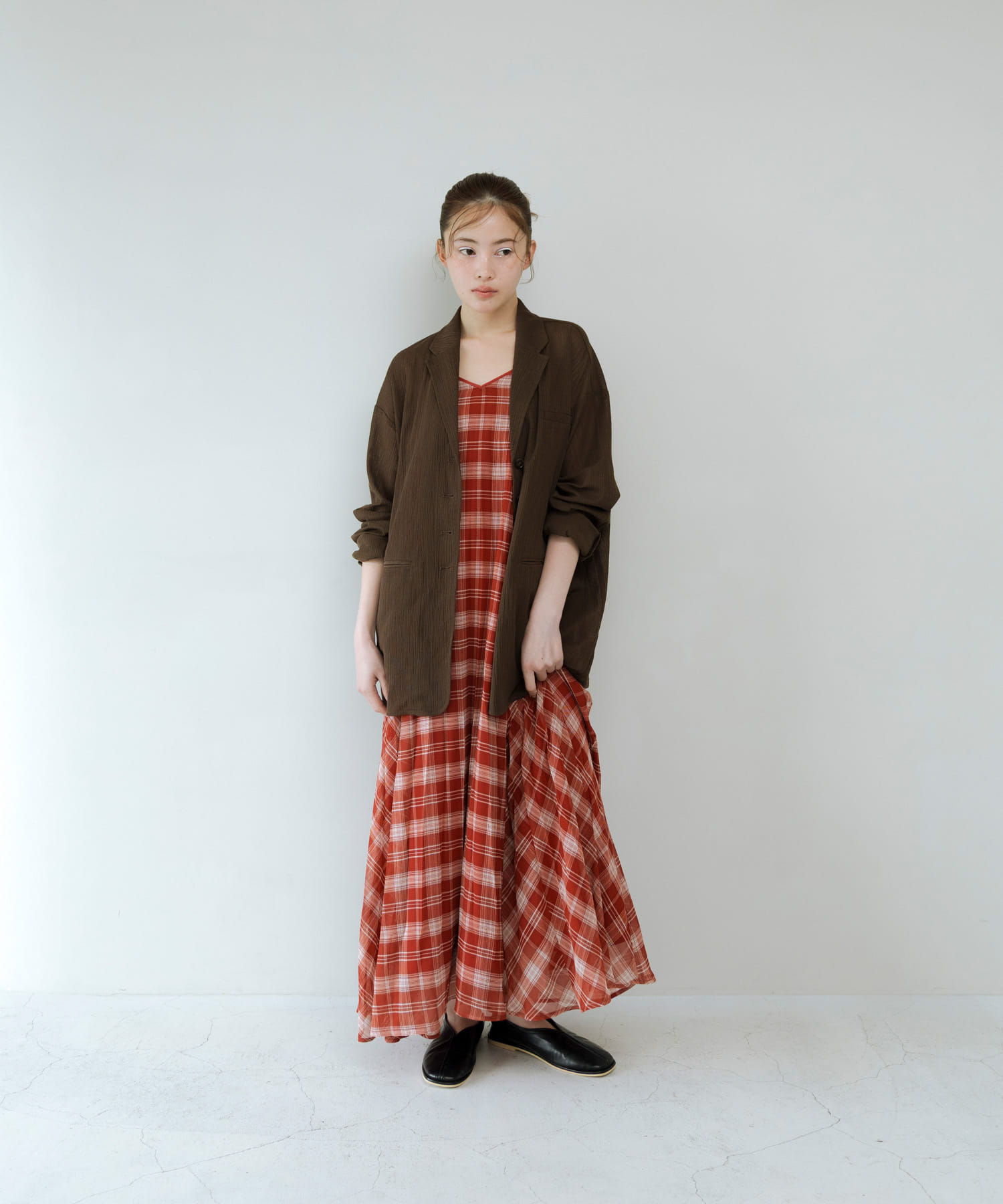 身長 : 159cm サイズ : one