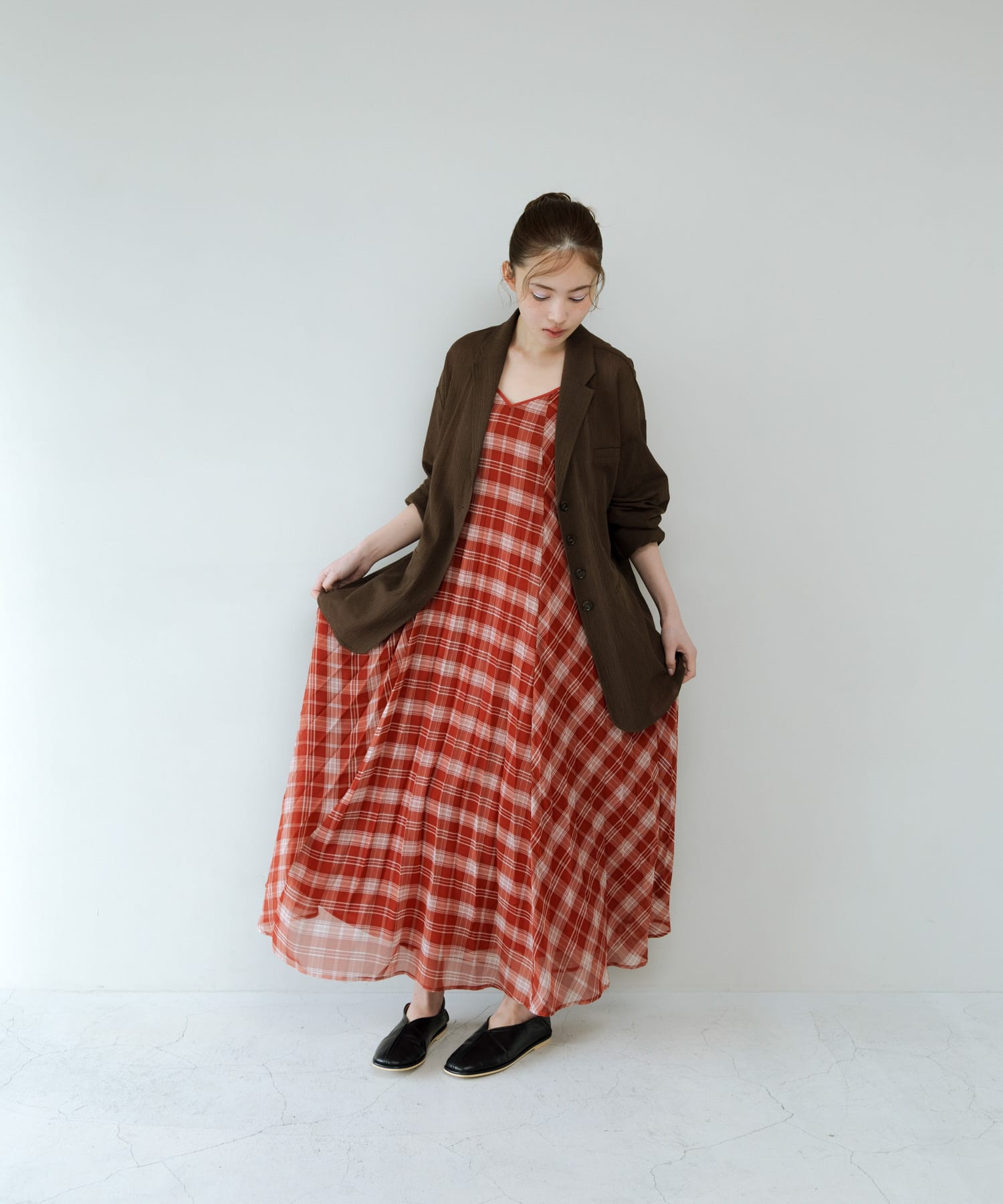 身長 : 159cm サイズ : one