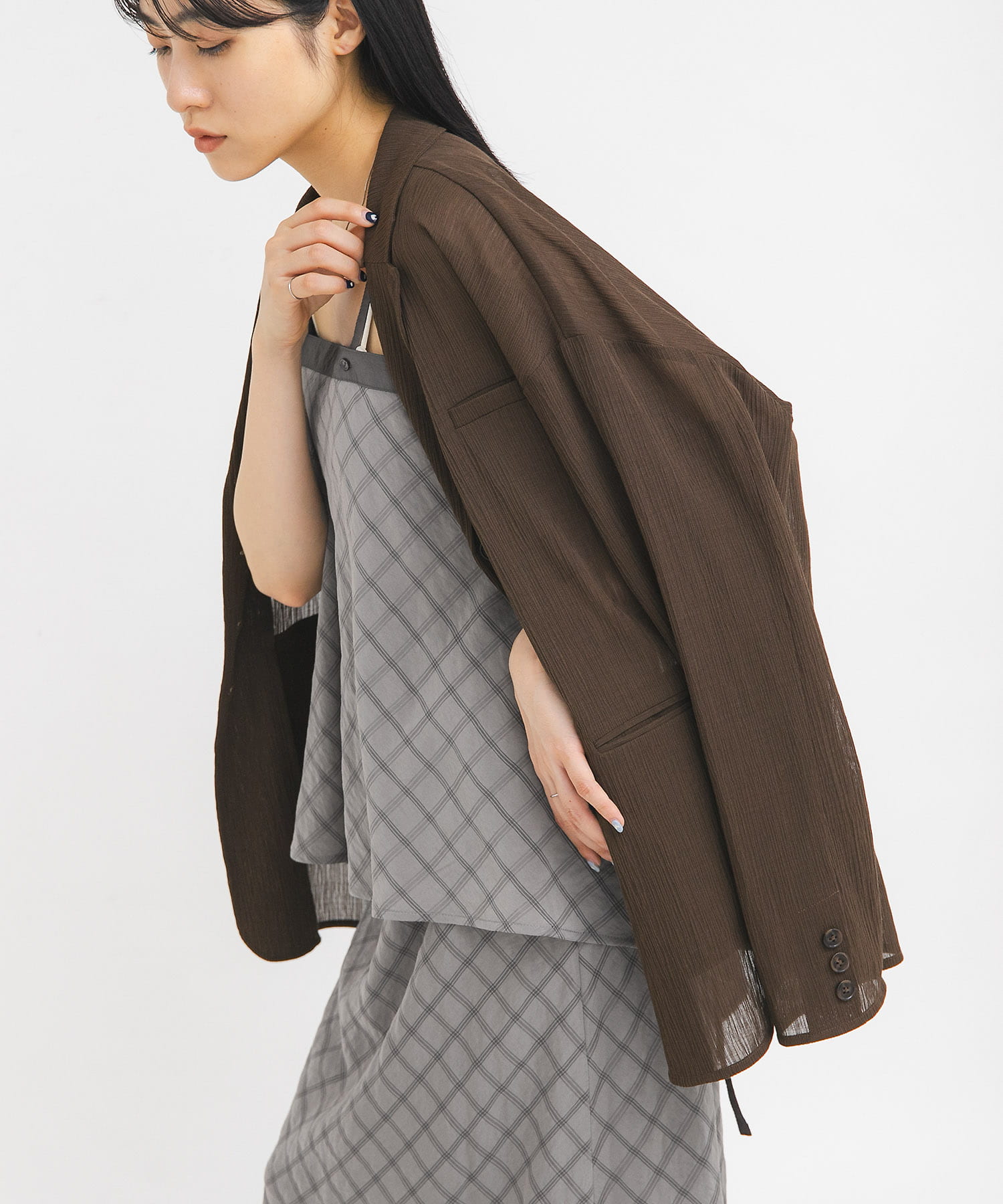 身長：160cm サイズ：one