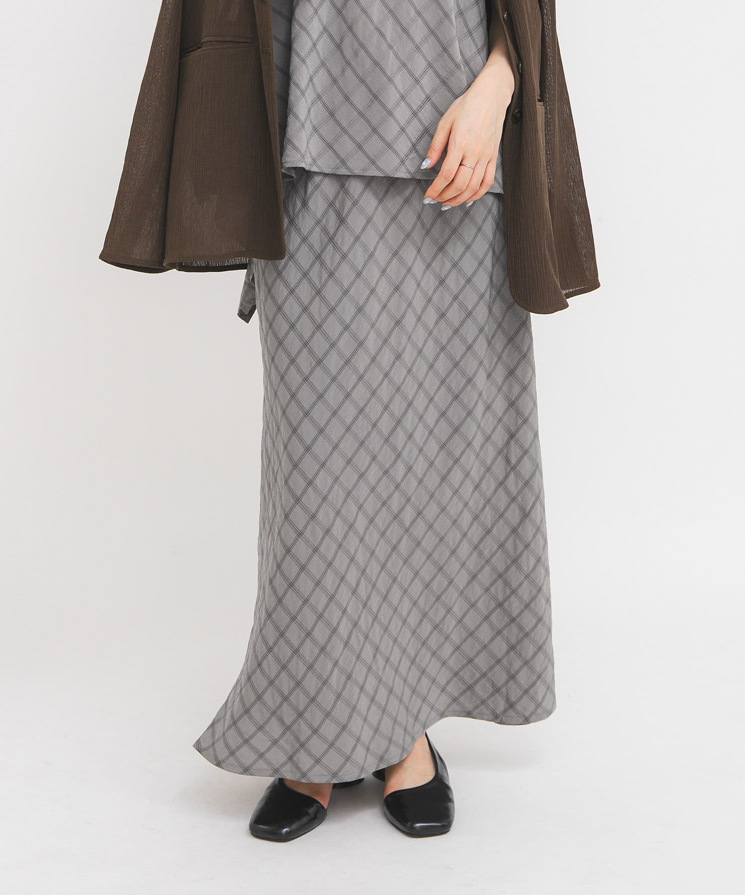 身長：160cm サイズ：one