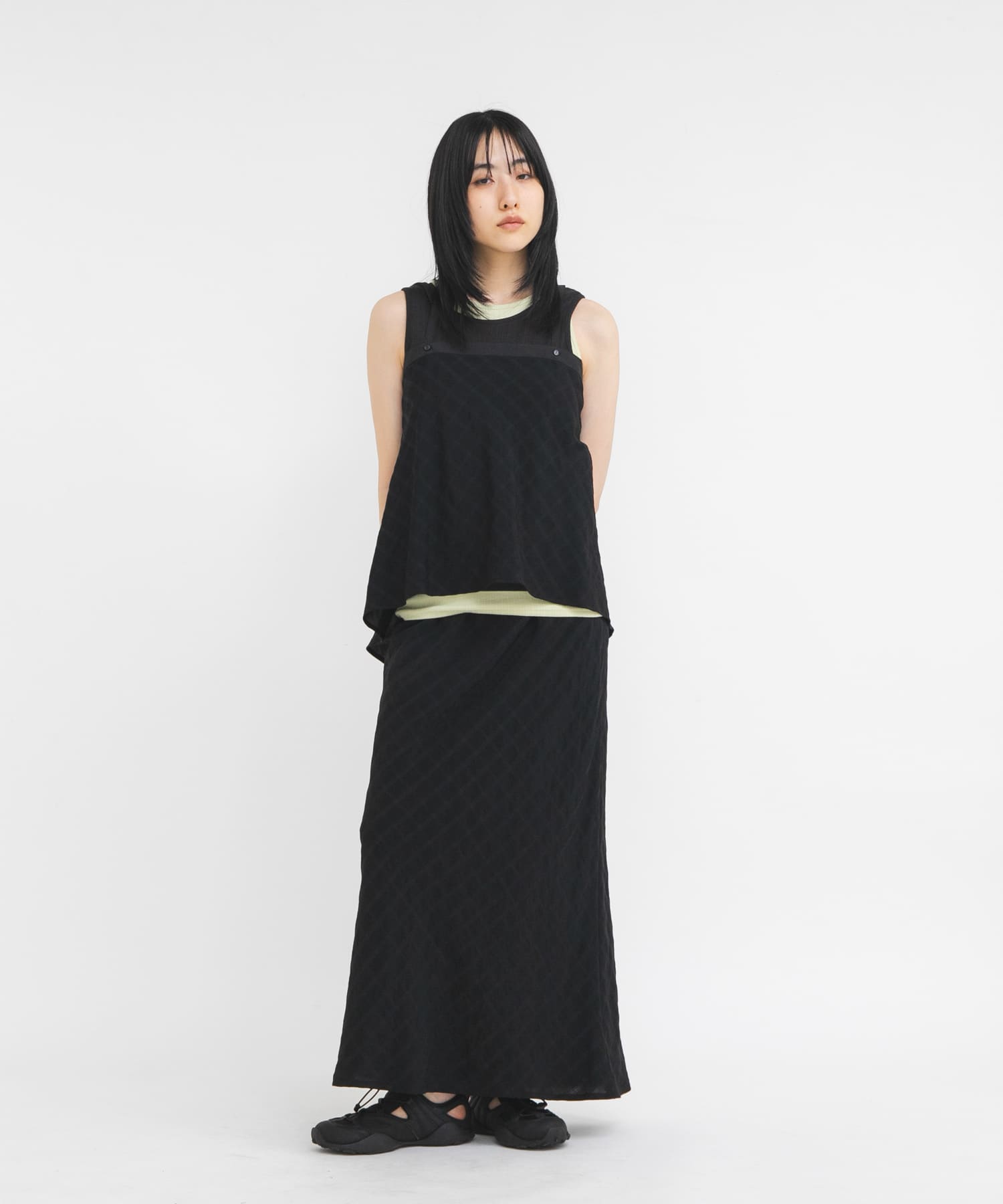 身長：160cm サイズ：one