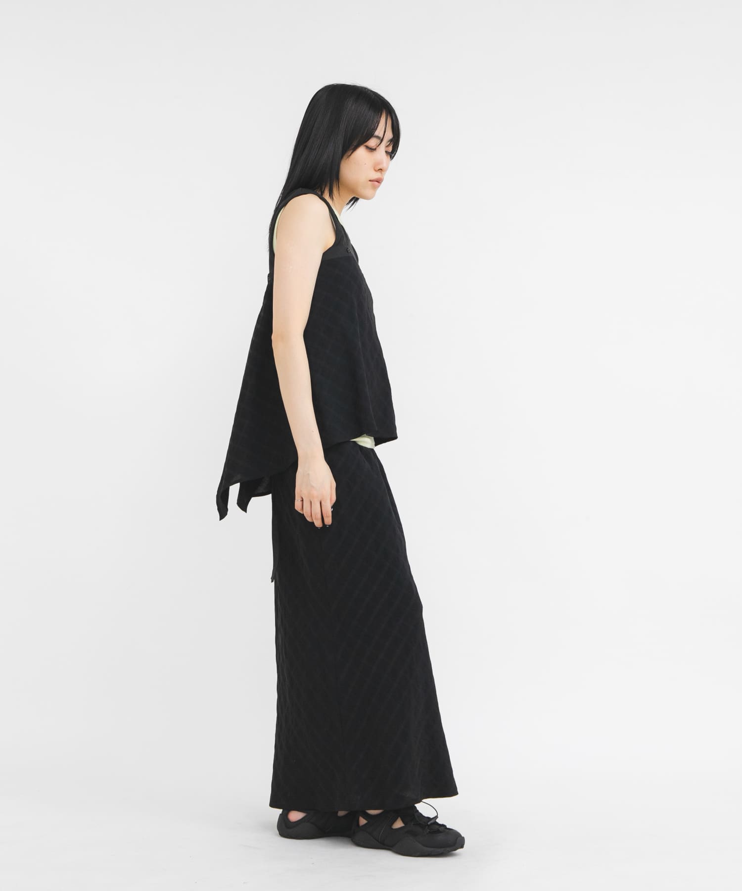 身長：160cm サイズ：one