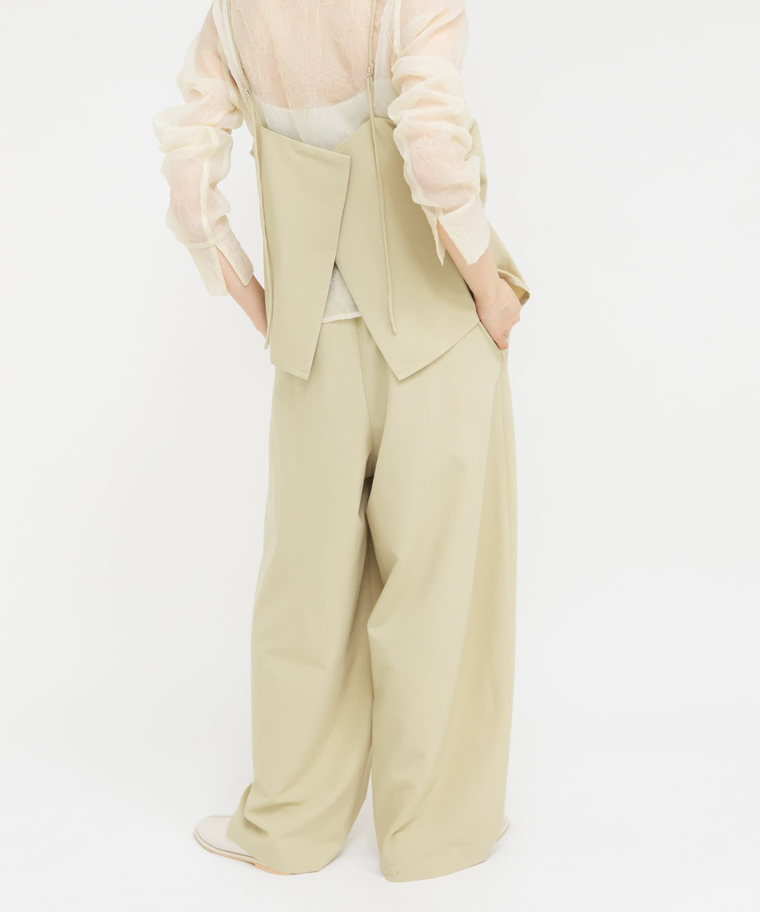 ドレープキャミソールSETパンツ