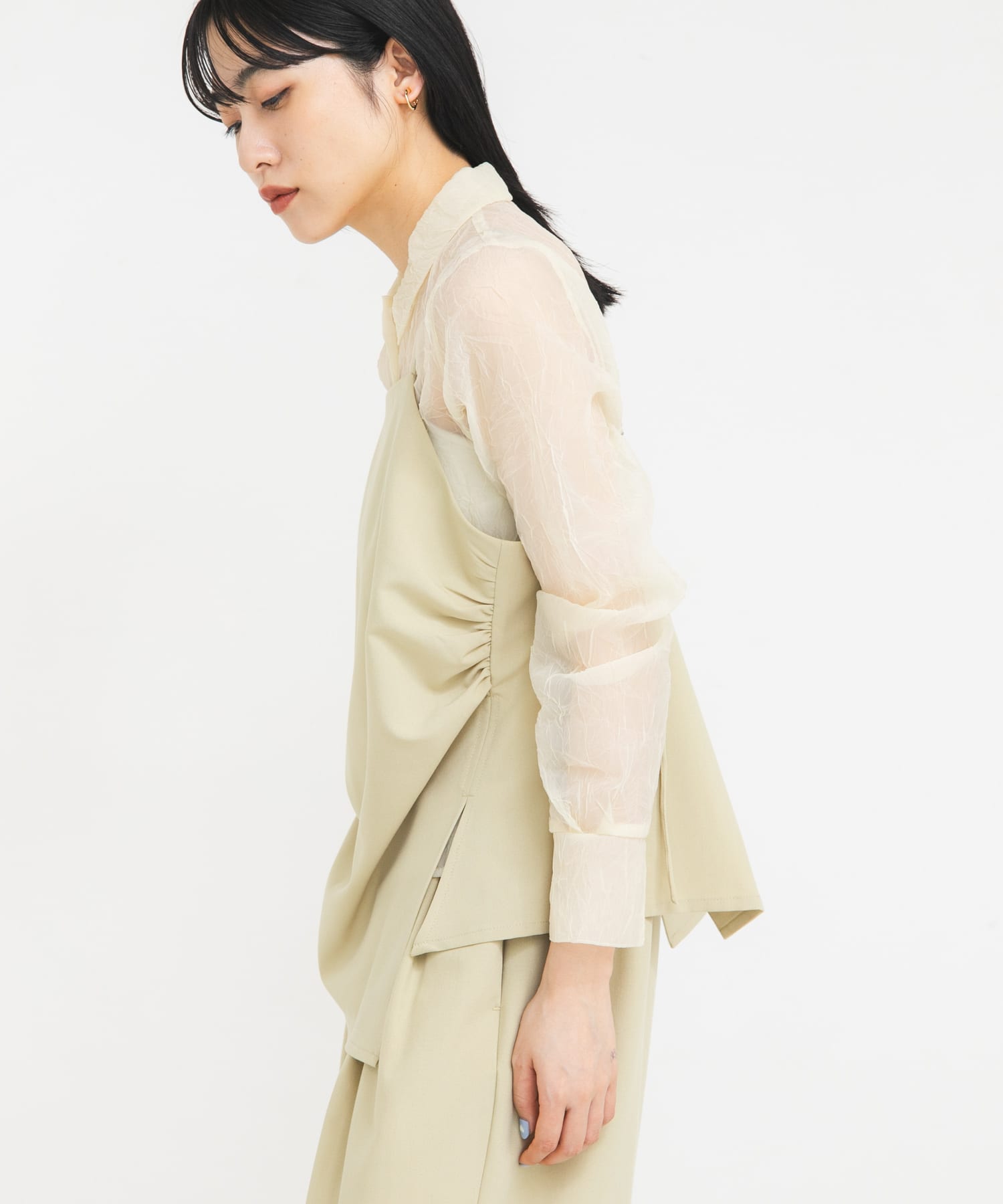 身長：160cm サイズ：one