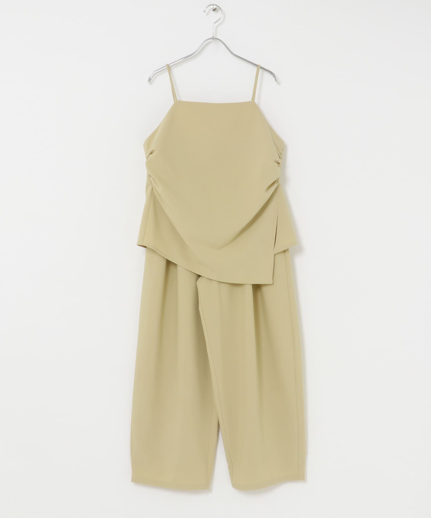 ドレープキャミソールSETパンツ BEIGE One