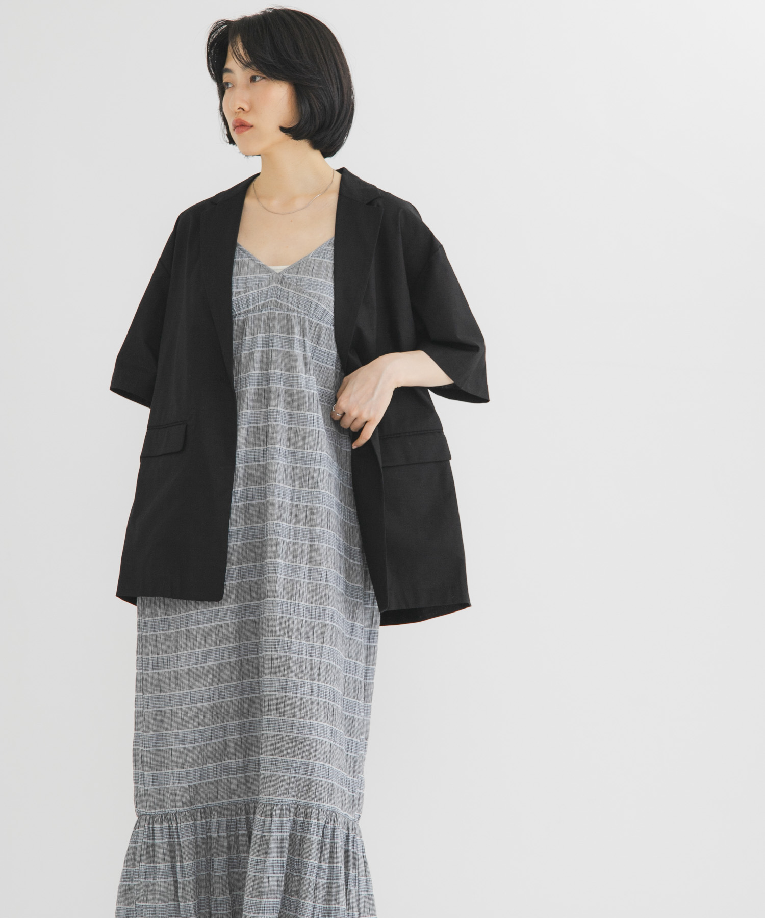 身長：160cm サイズ：one