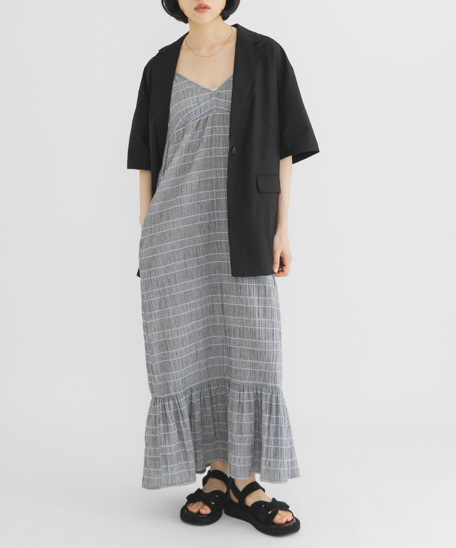 身長：160cm サイズ：one