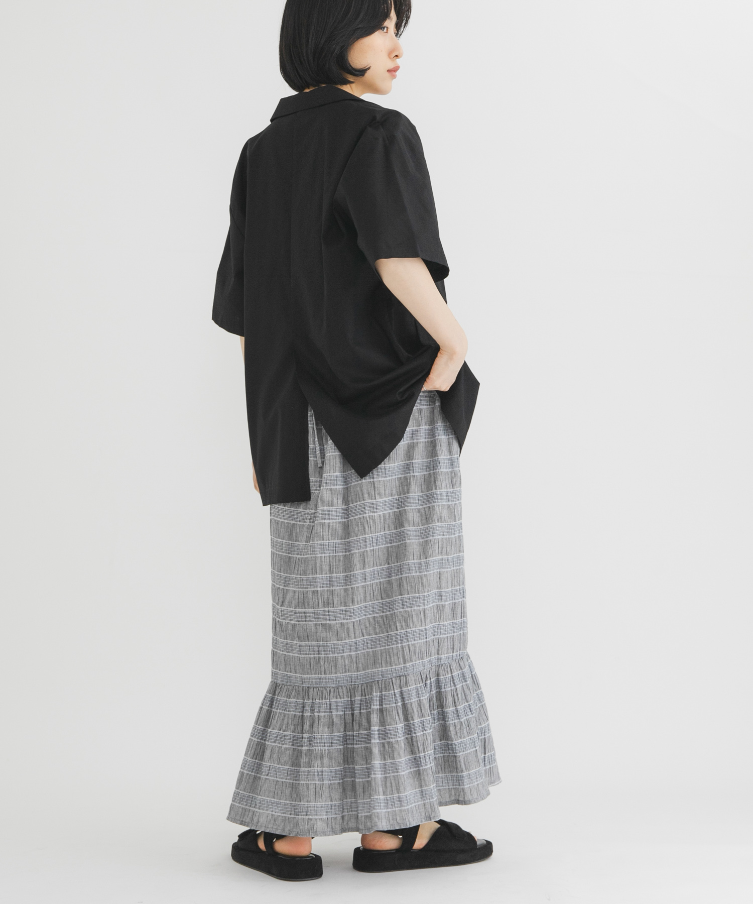身長：160cm サイズ：one