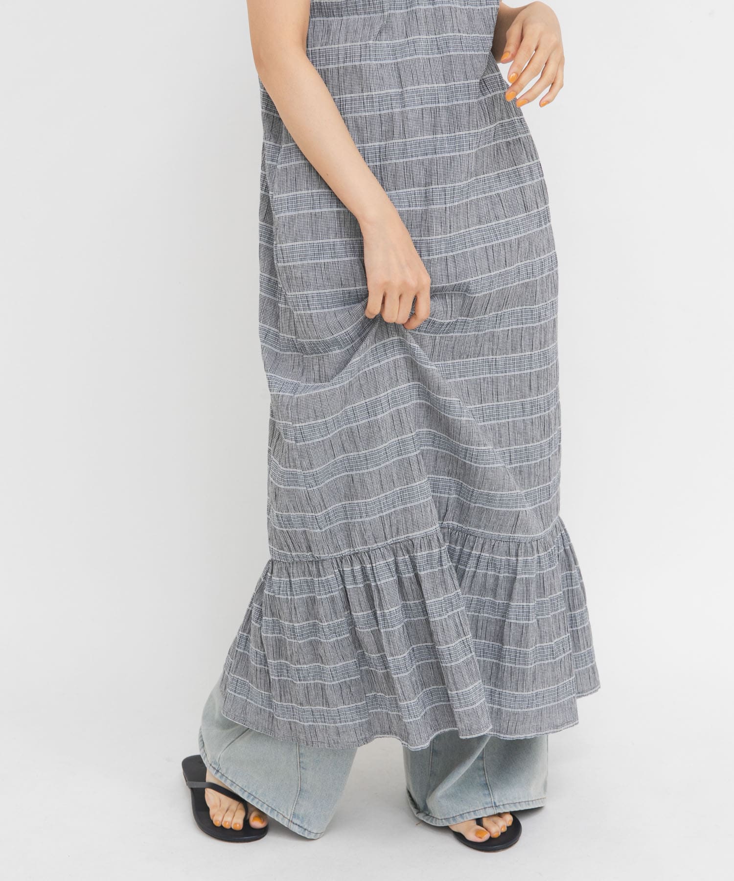 身長：163cm サイズ：one