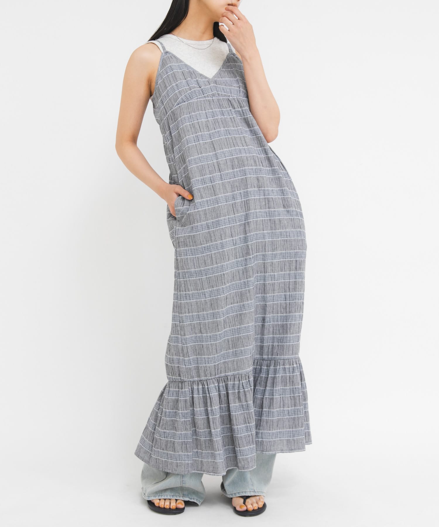 身長：163cm サイズ：one