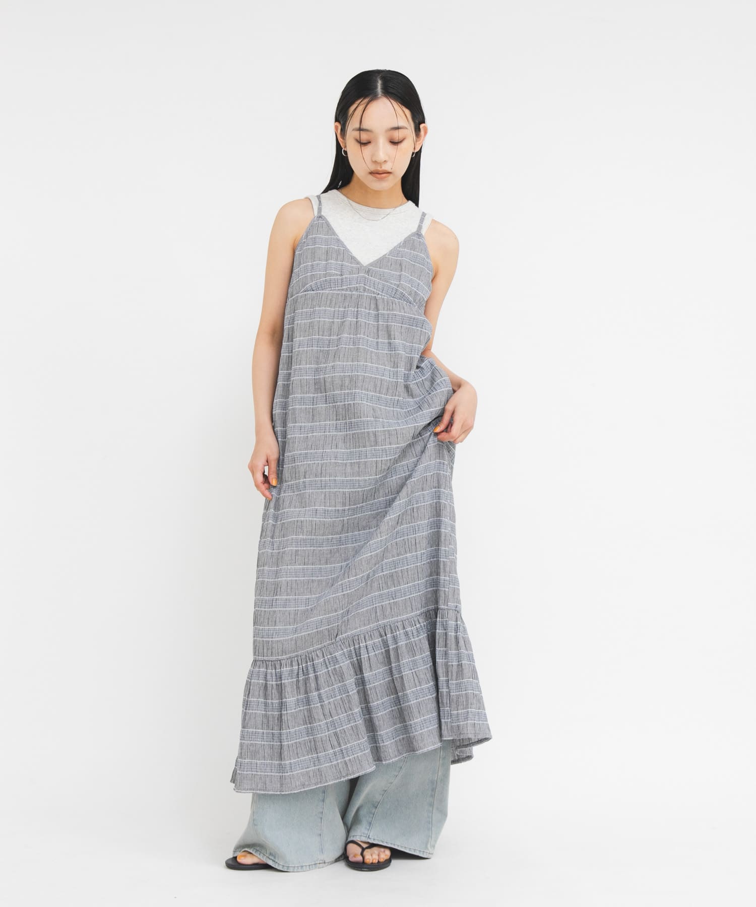 身長：163cm サイズ：one