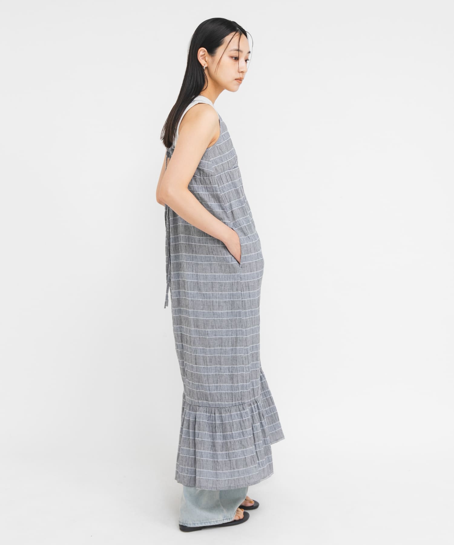 身長：163cm サイズ：one