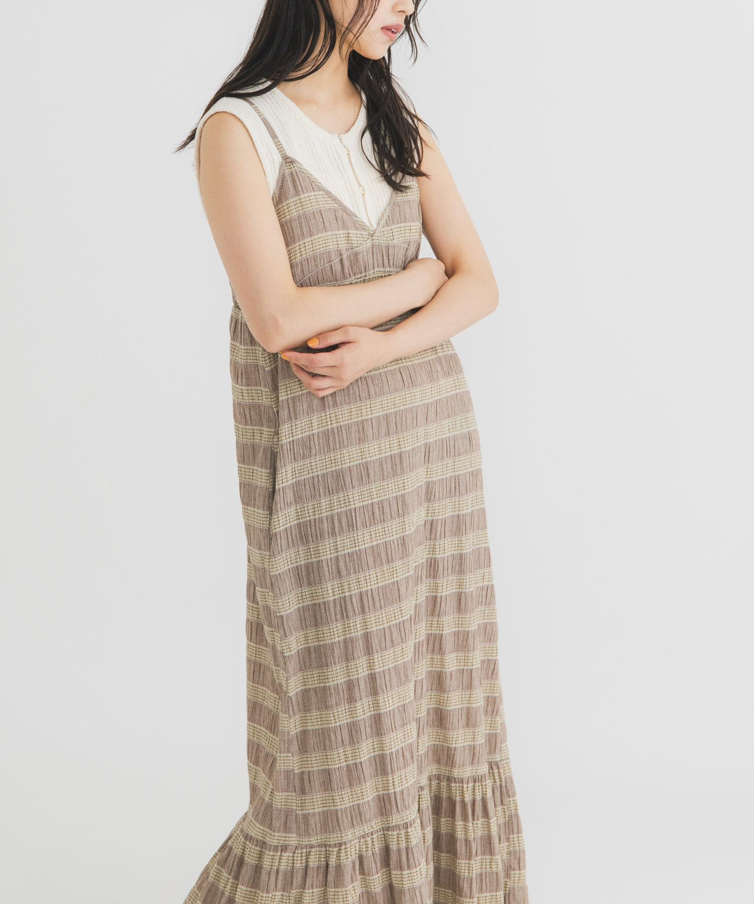 身長：163cm サイズ：one