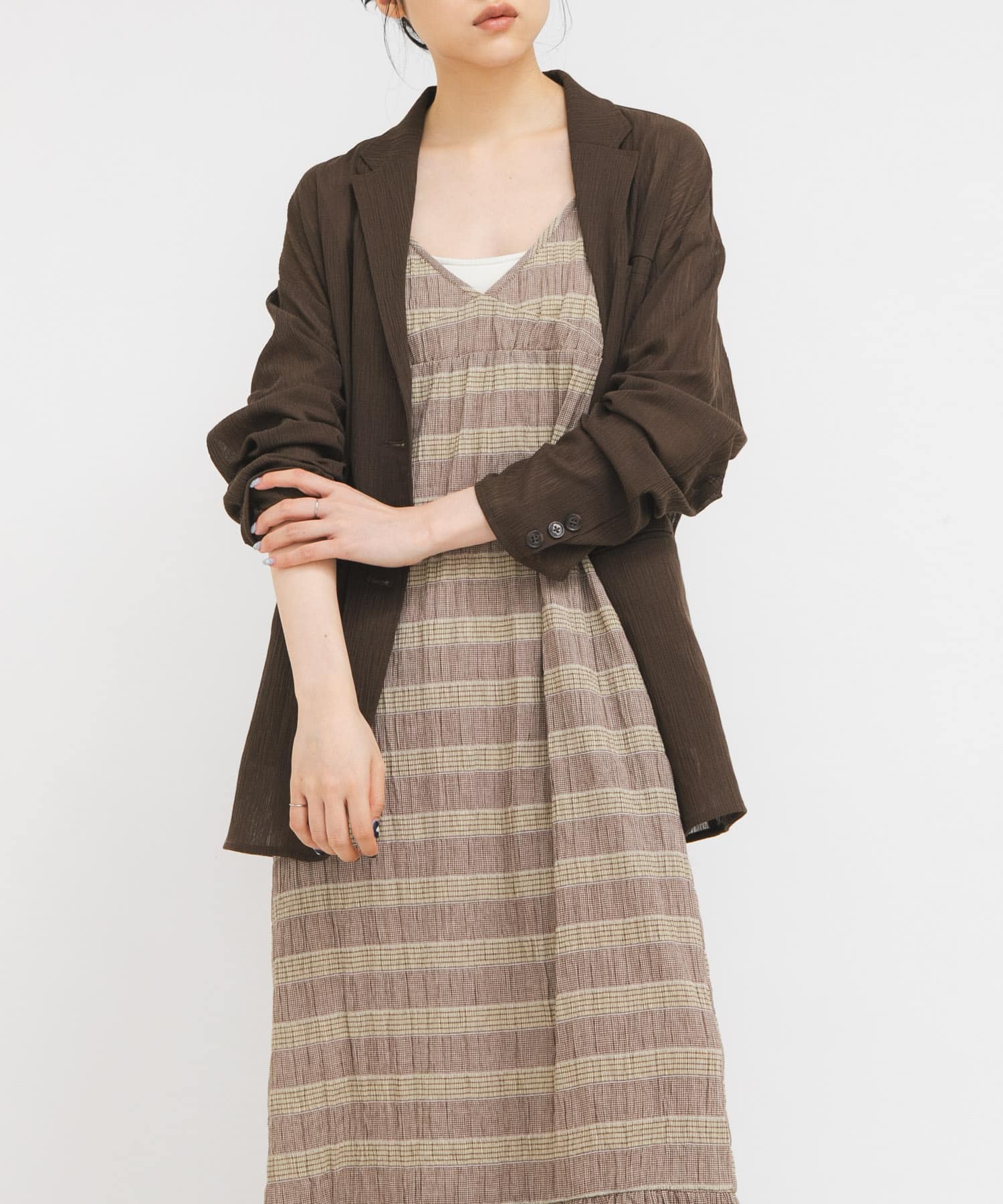 身長：160cm サイズ：one