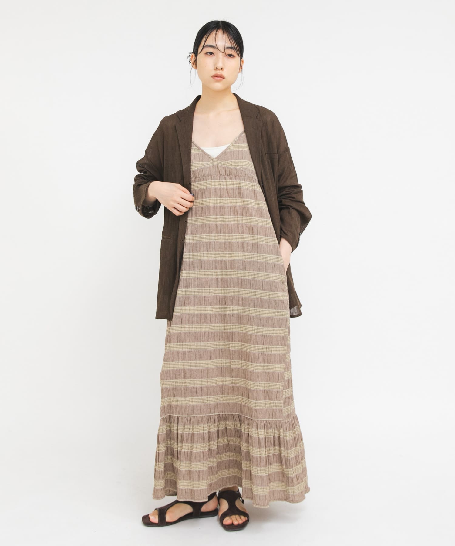 身長：160cm サイズ：one