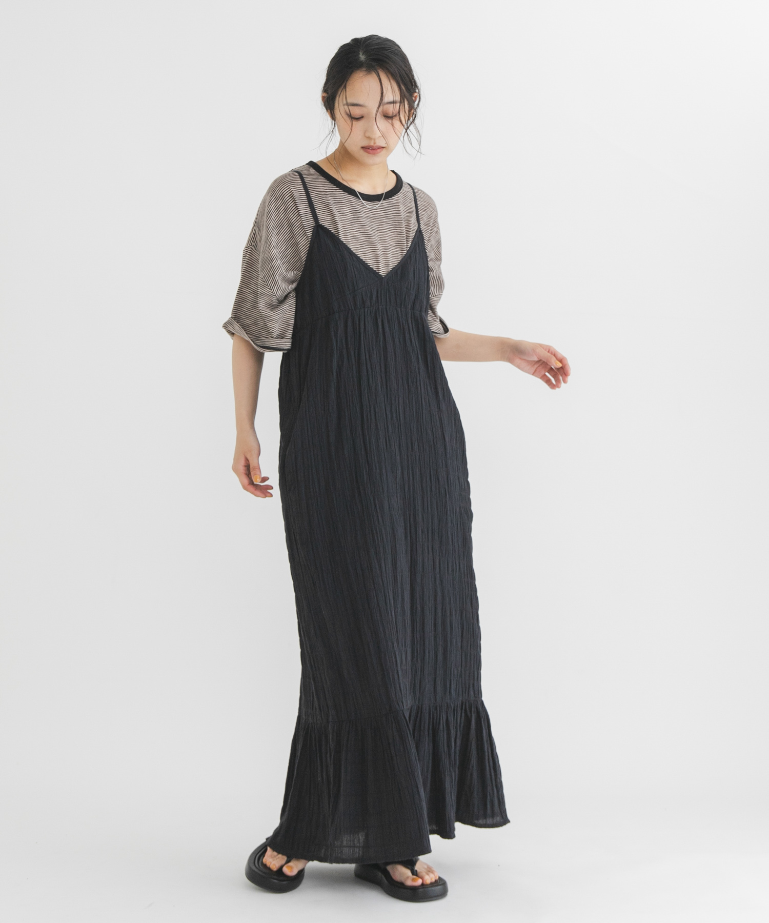 身長：163cm サイズ：one
