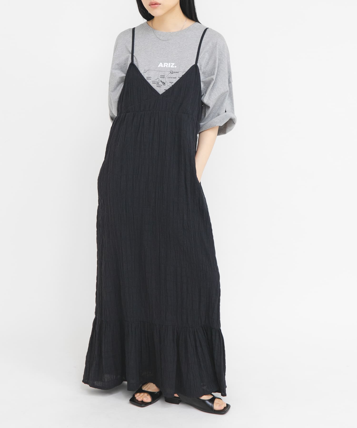 身長：160cm サイズ：one