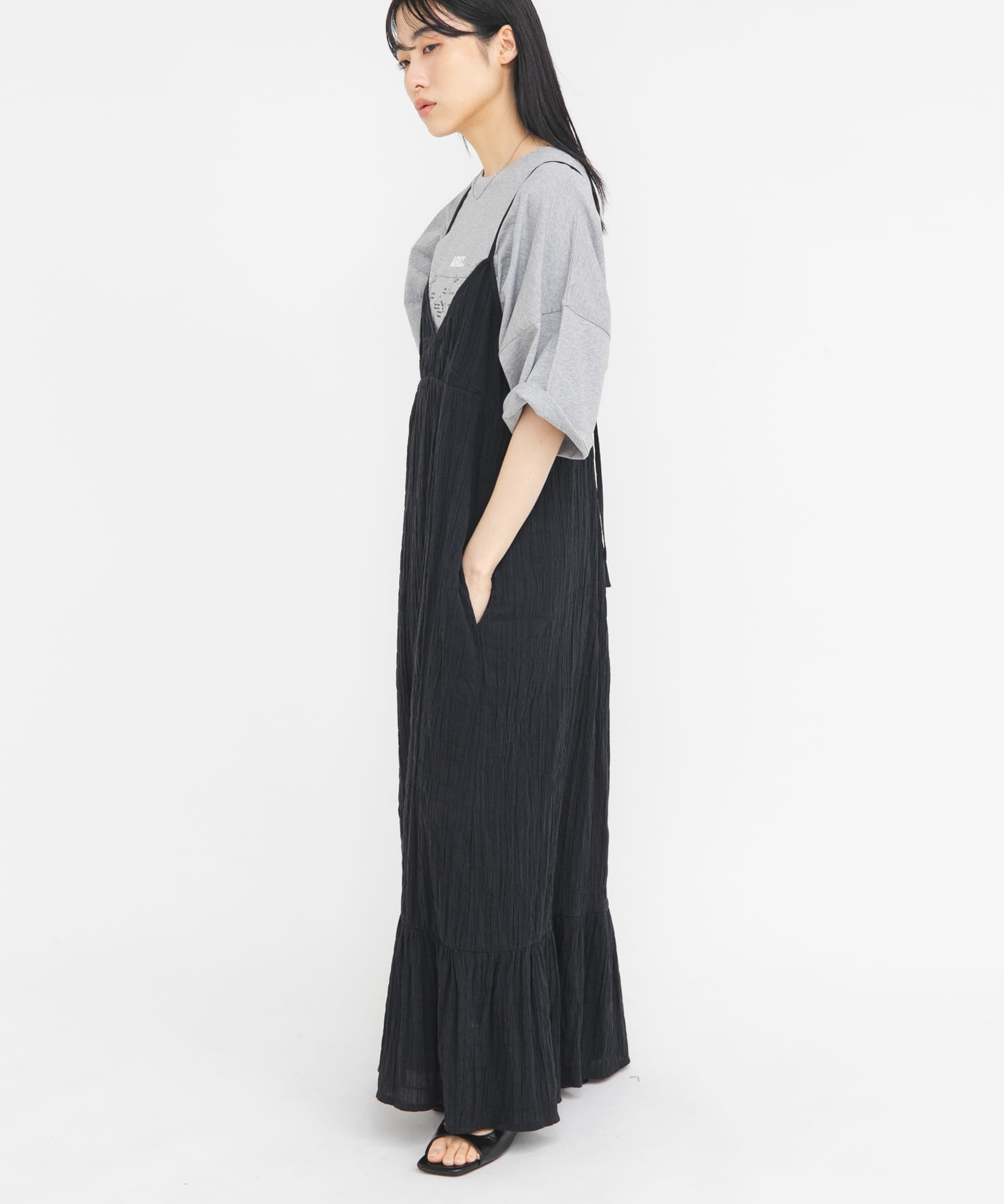 身長：160cm サイズ：one