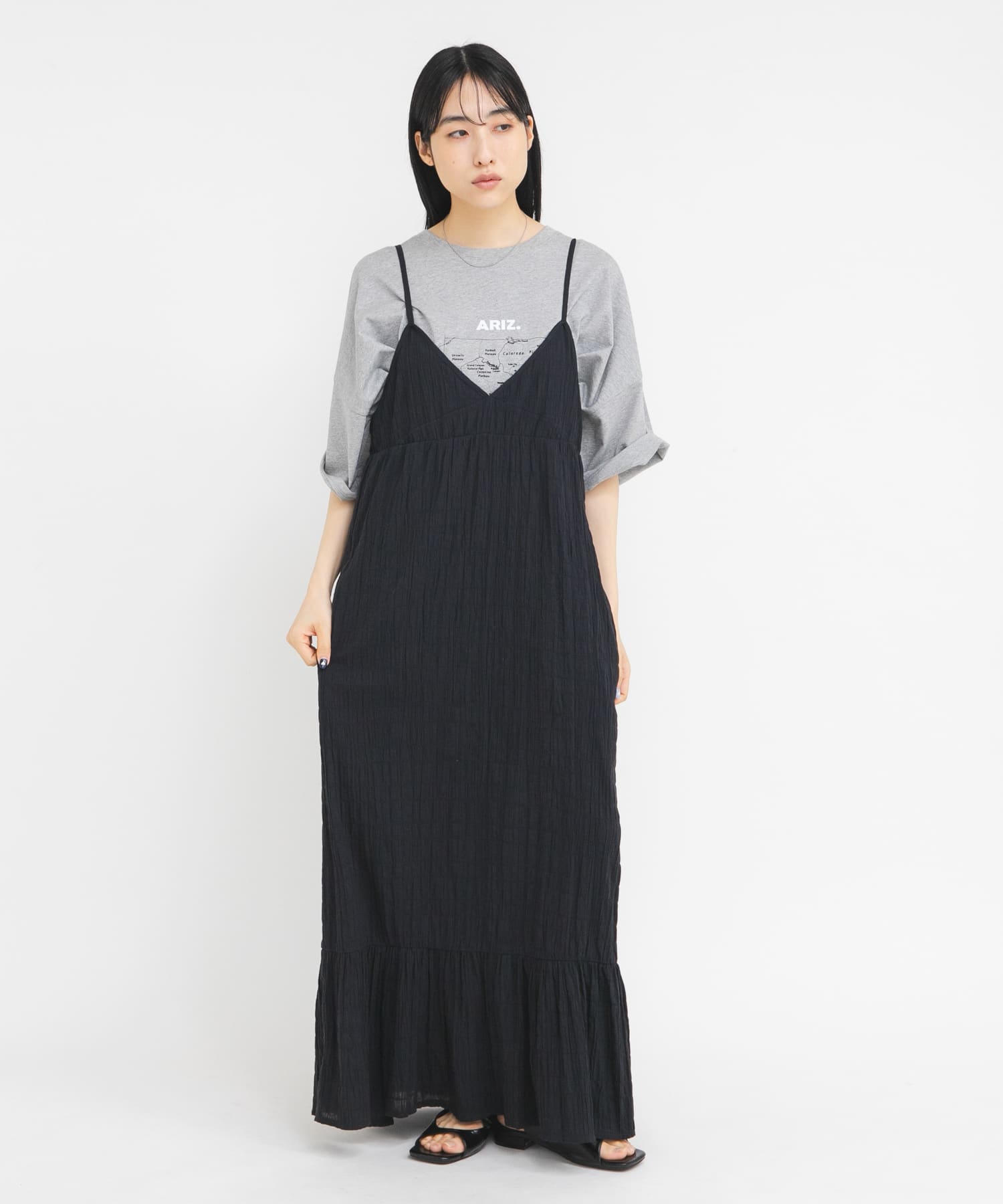 身長：160cm サイズ：one