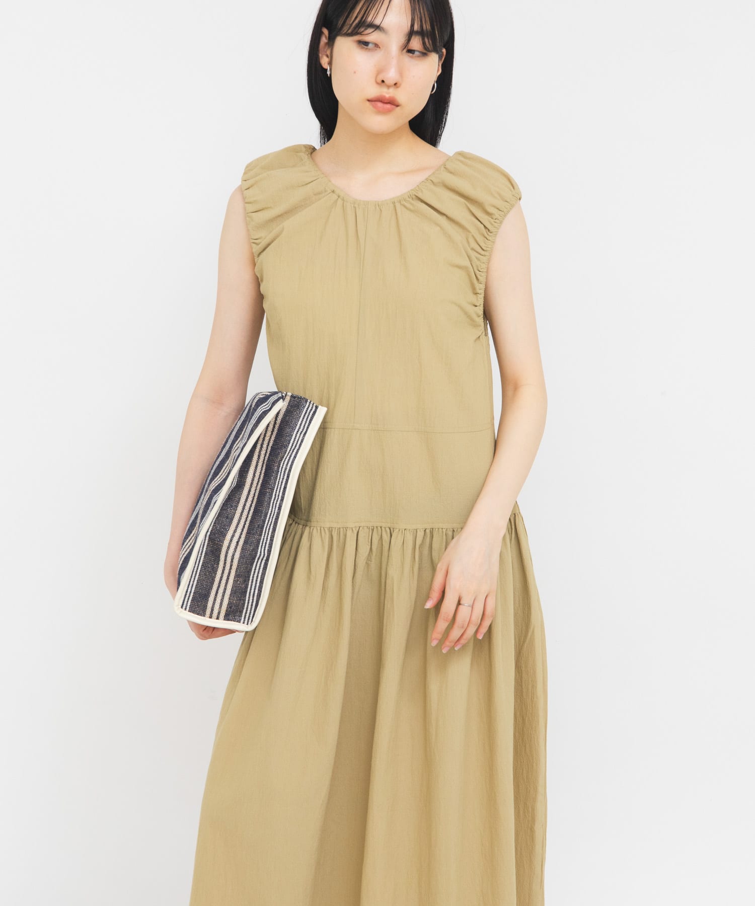 2WAYローギャザーワンピース