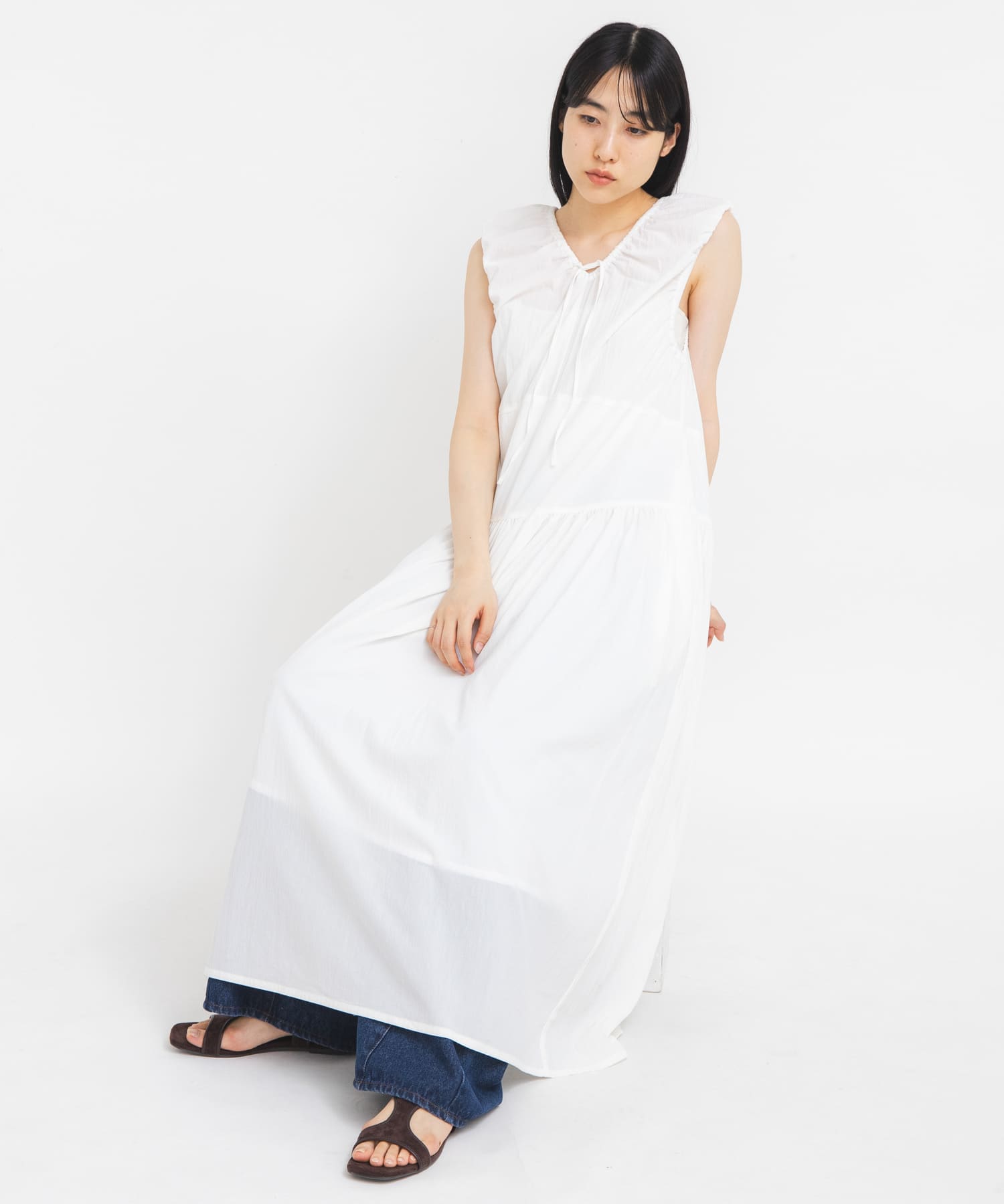 2WAYローギャザーワンピース(One BLACK): ワンピース｜URBAN RESEARCH