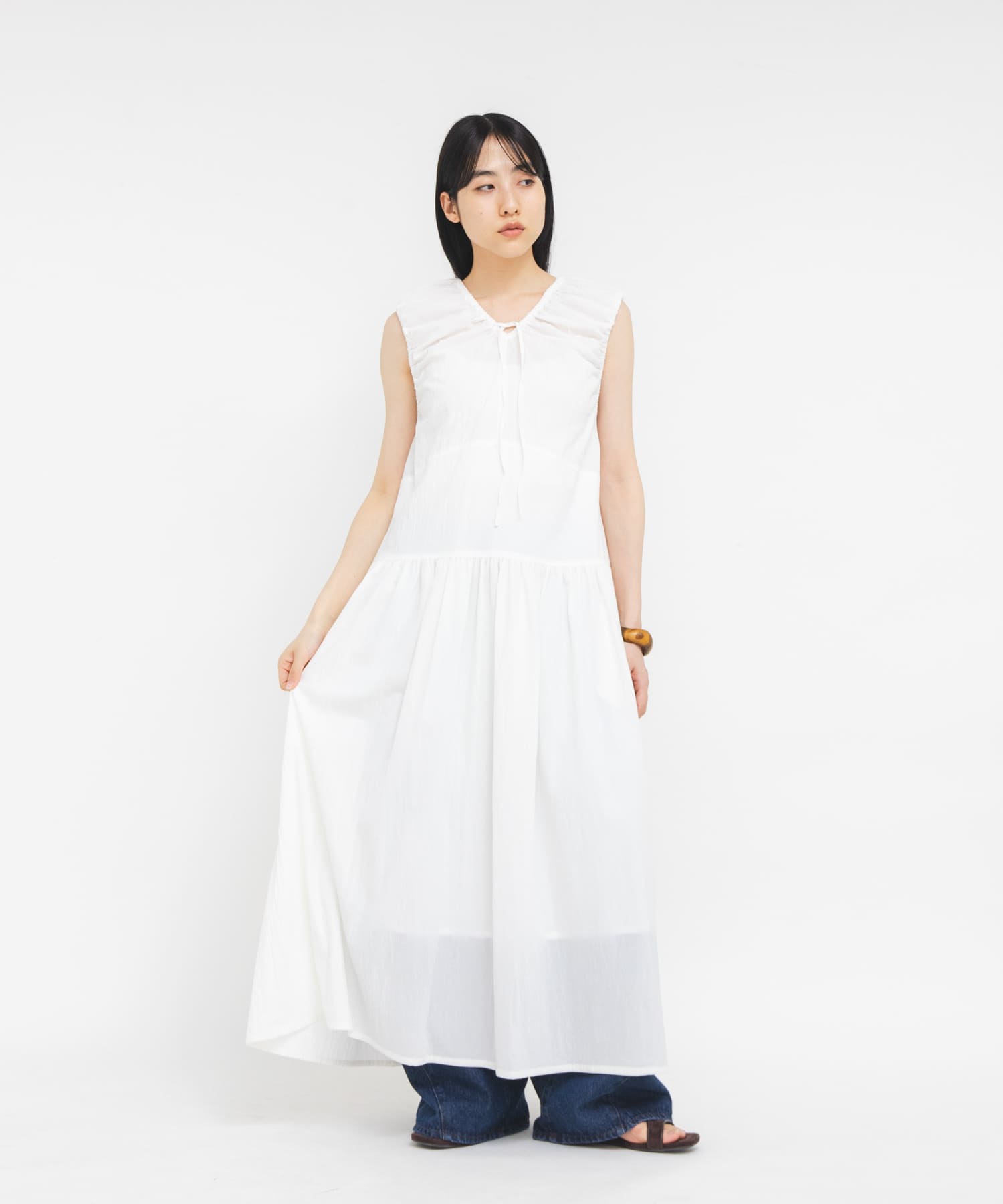 身長：160cm サイズ：one