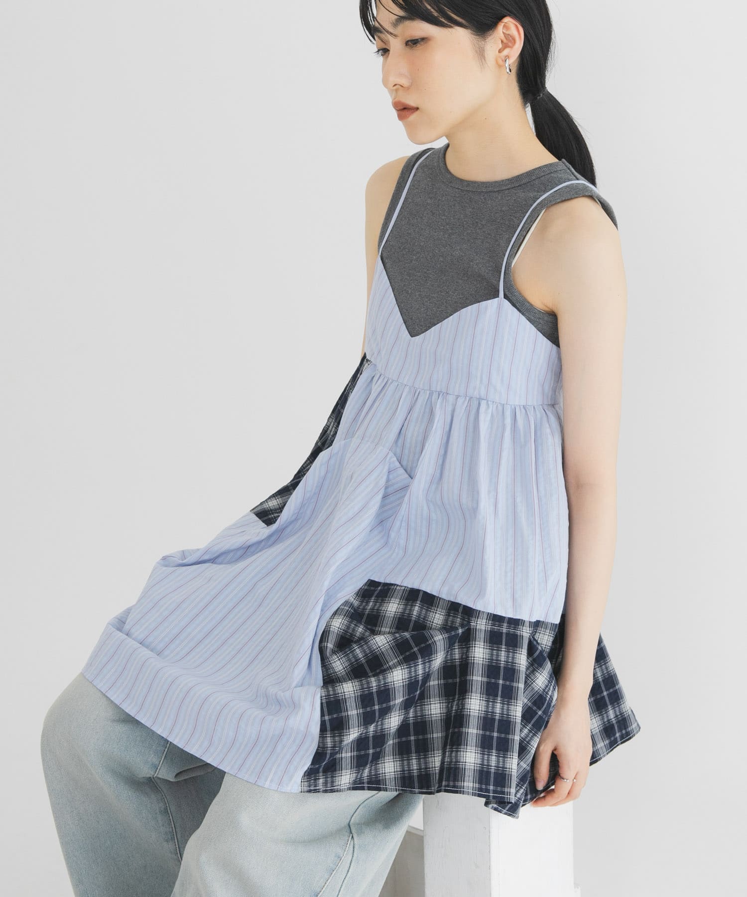 身長 : 160cm サイズ : one