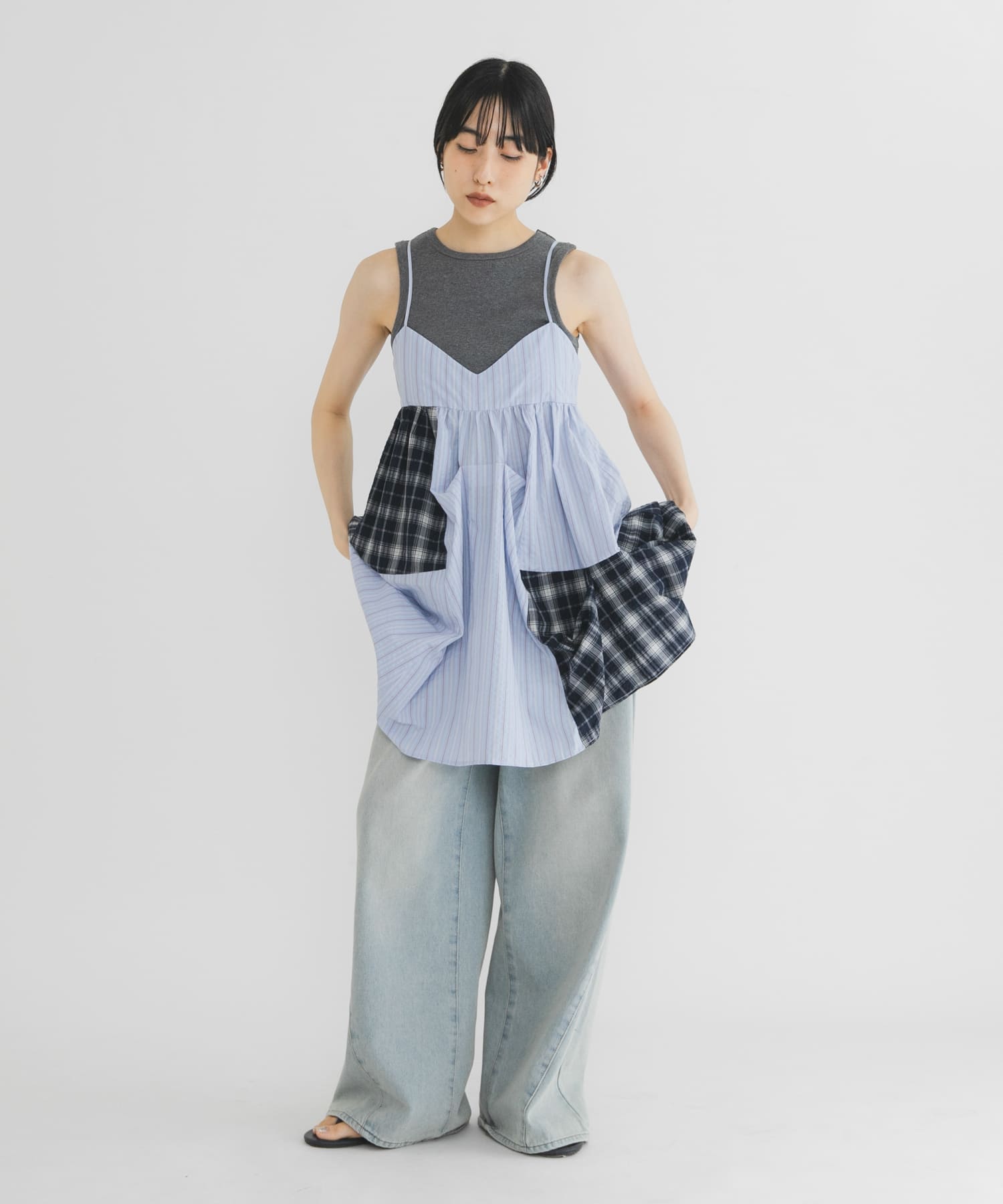 身長 : 160cm サイズ : one