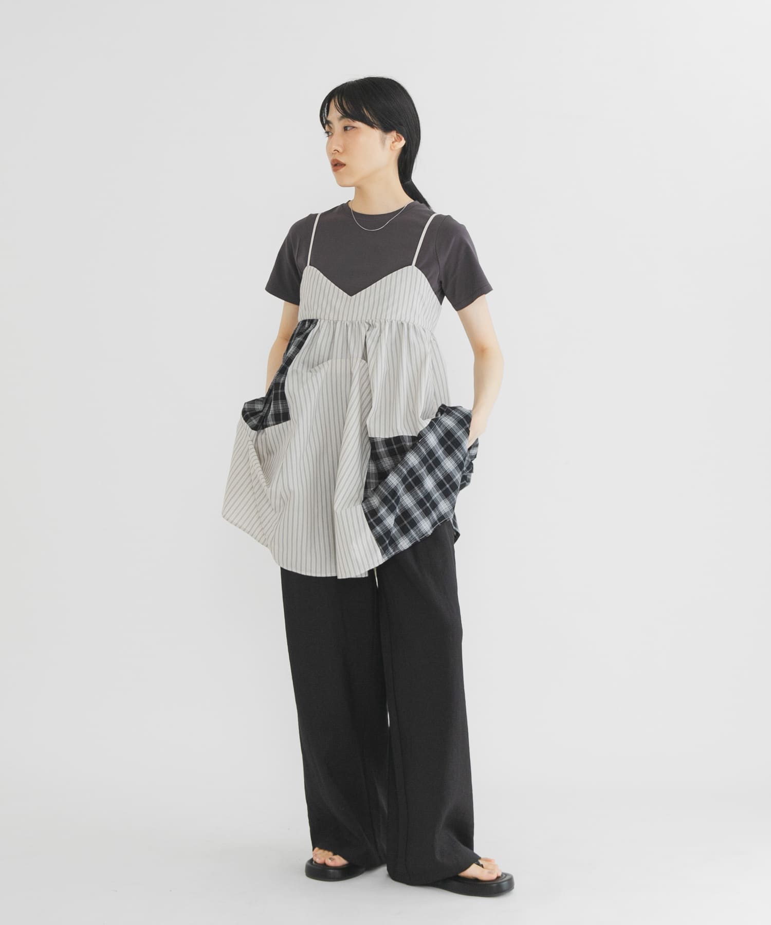 身長 : 160cm サイズ : one