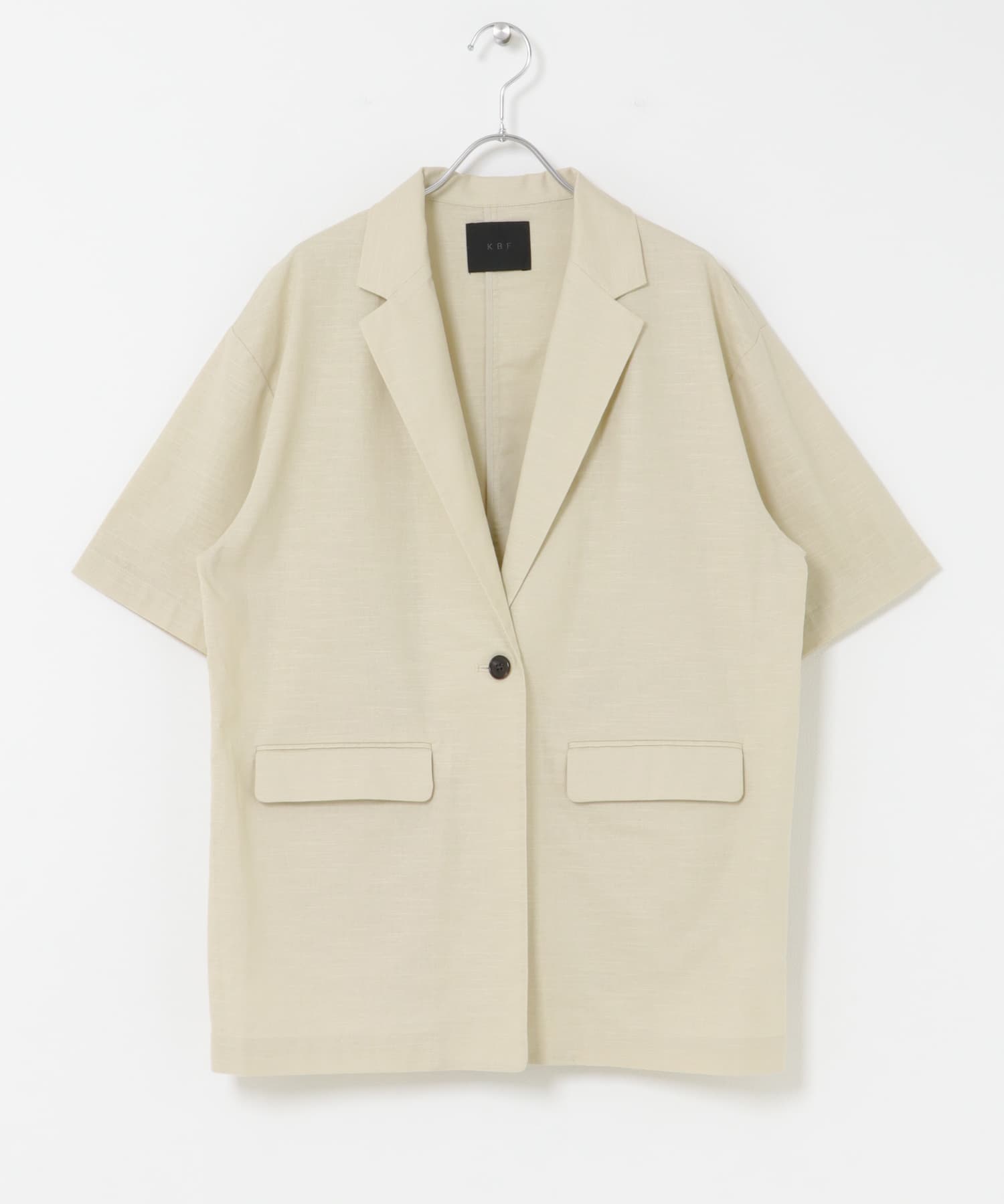 BASICテーラードジャケット BEIGE One
