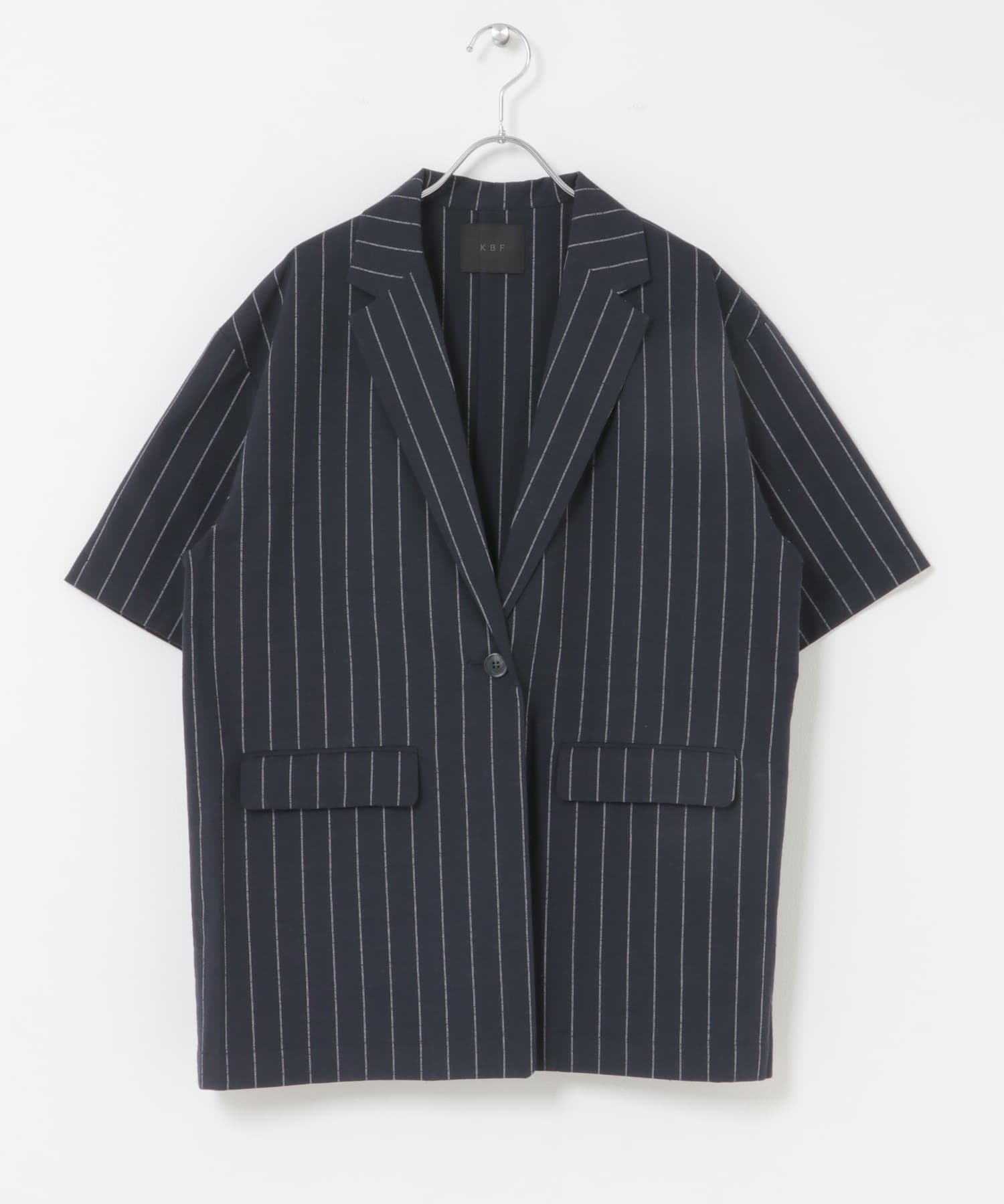 BASICテーラードジャケット NAVY st One