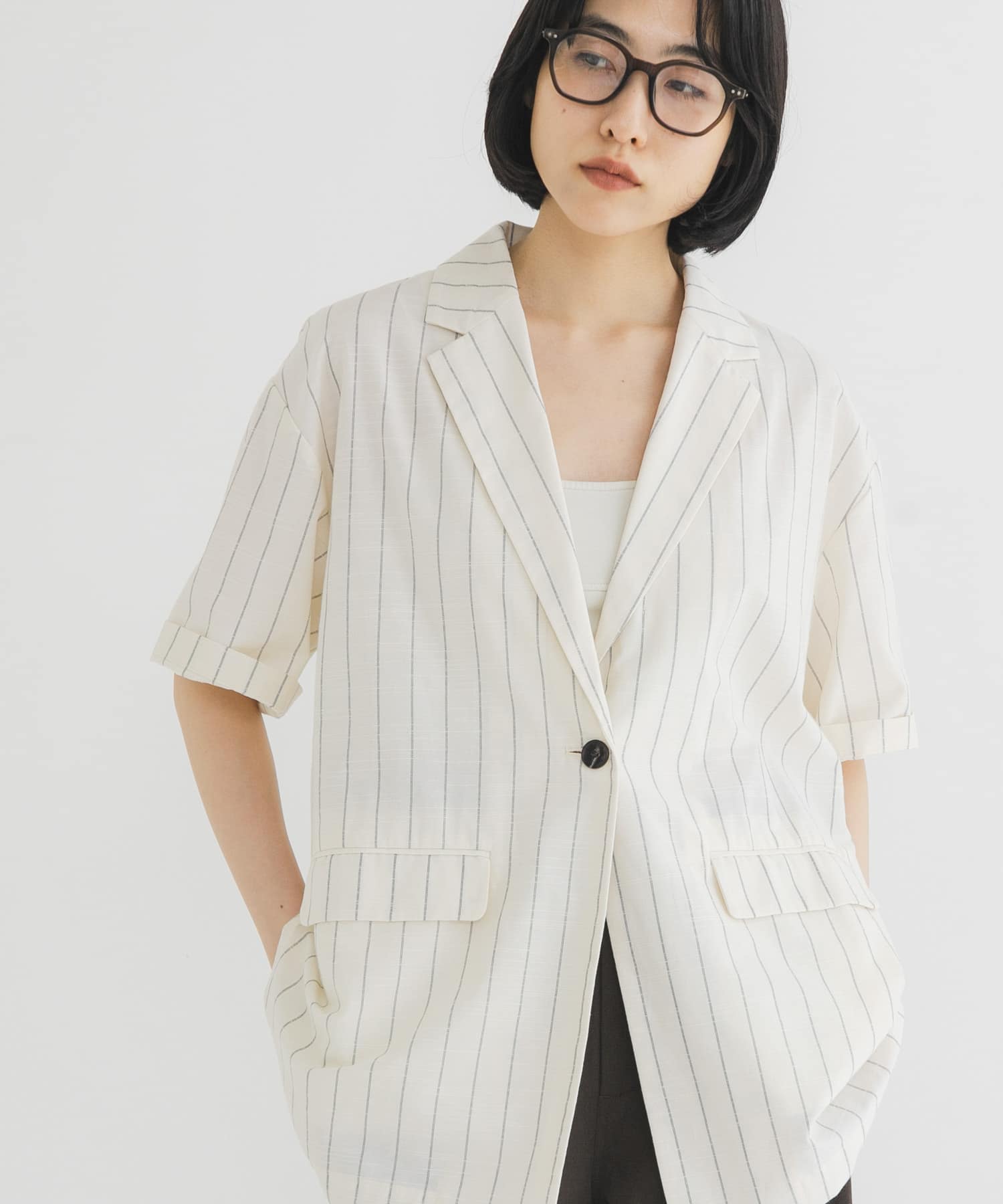 身長：160cm サイズ：one