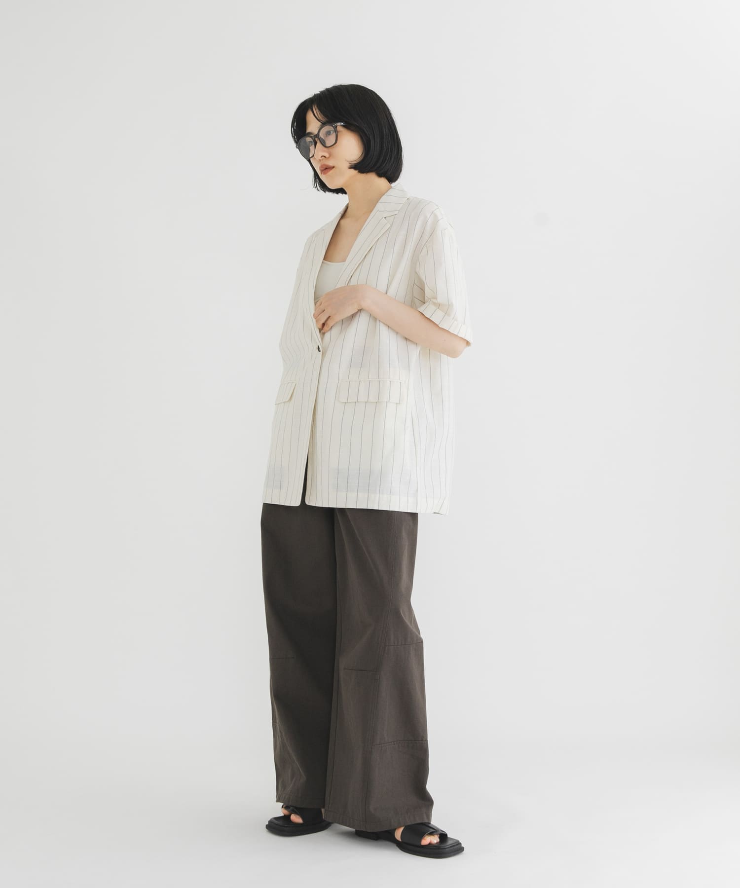 身長：160cm サイズ：one