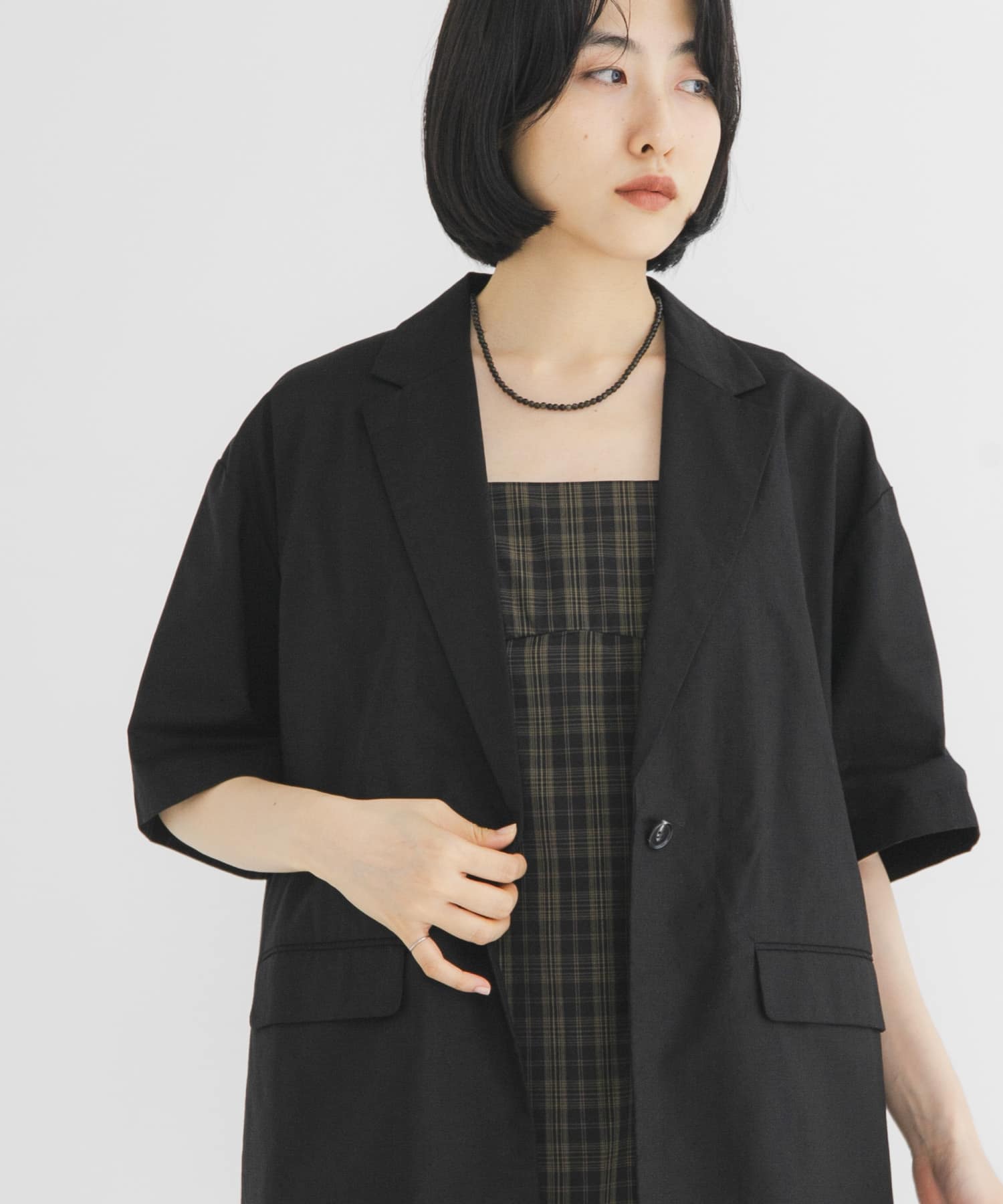 身長：160cm サイズ：one