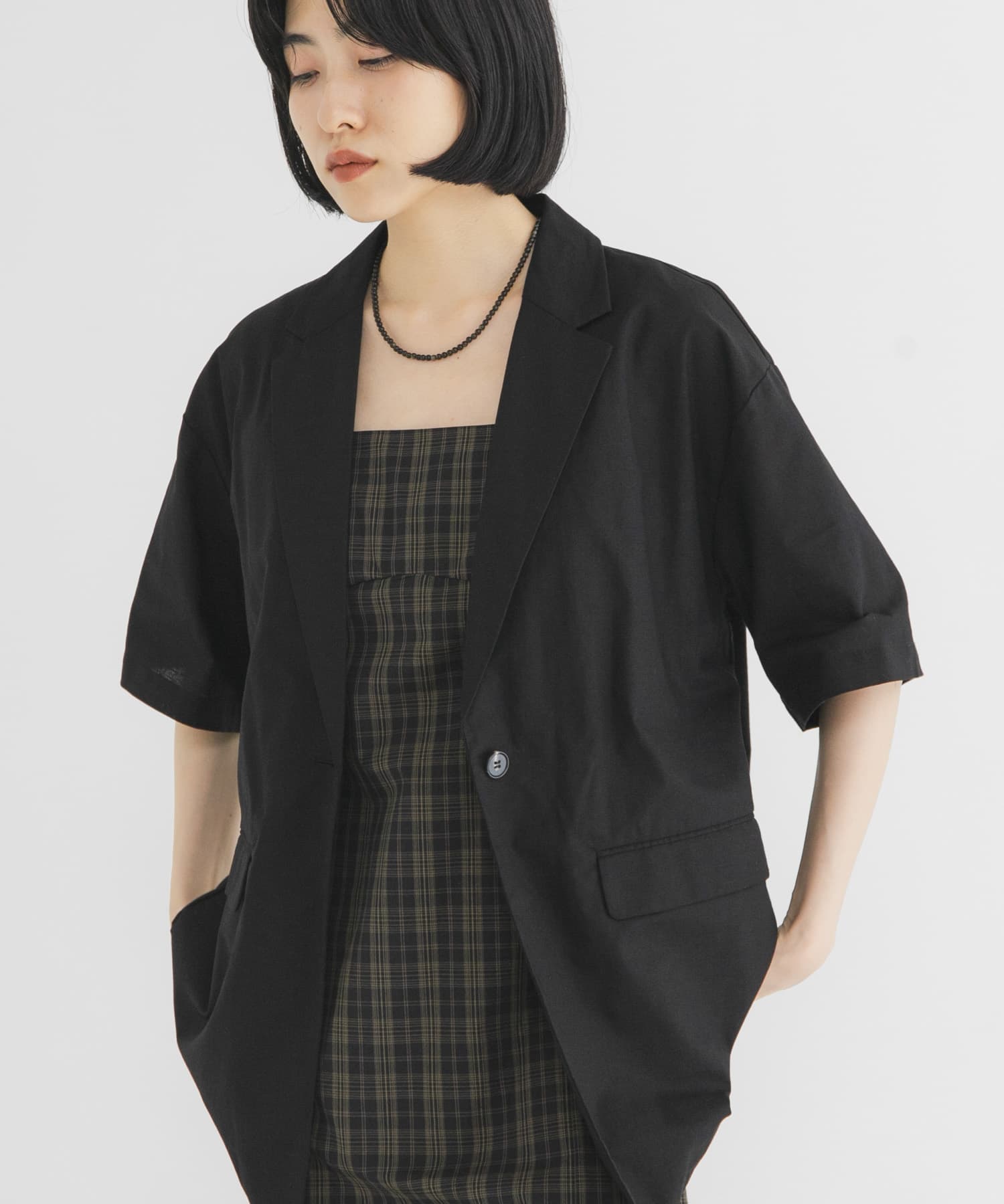 身長：160cm サイズ：one