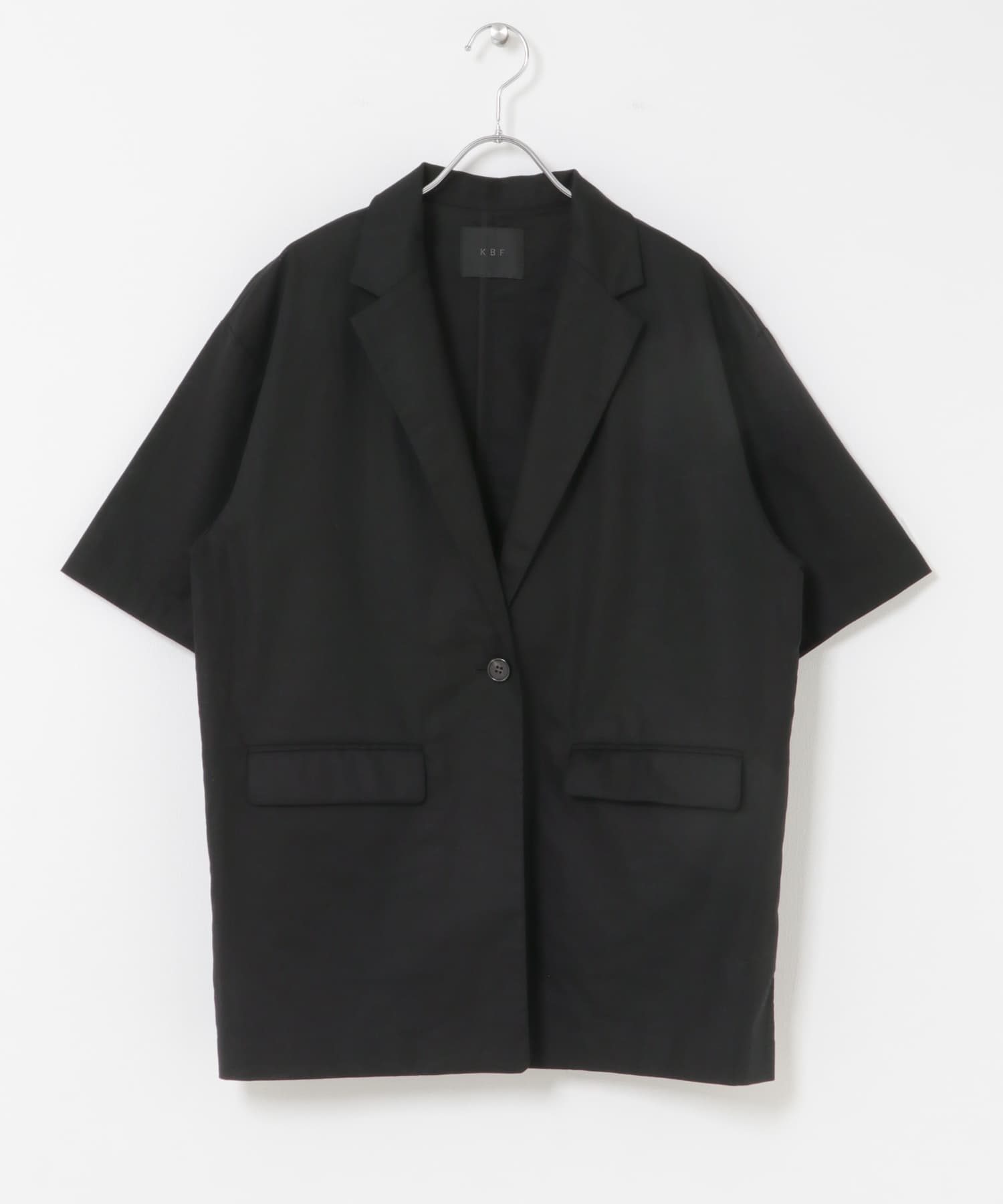 BASICテーラードジャケット BLACK One