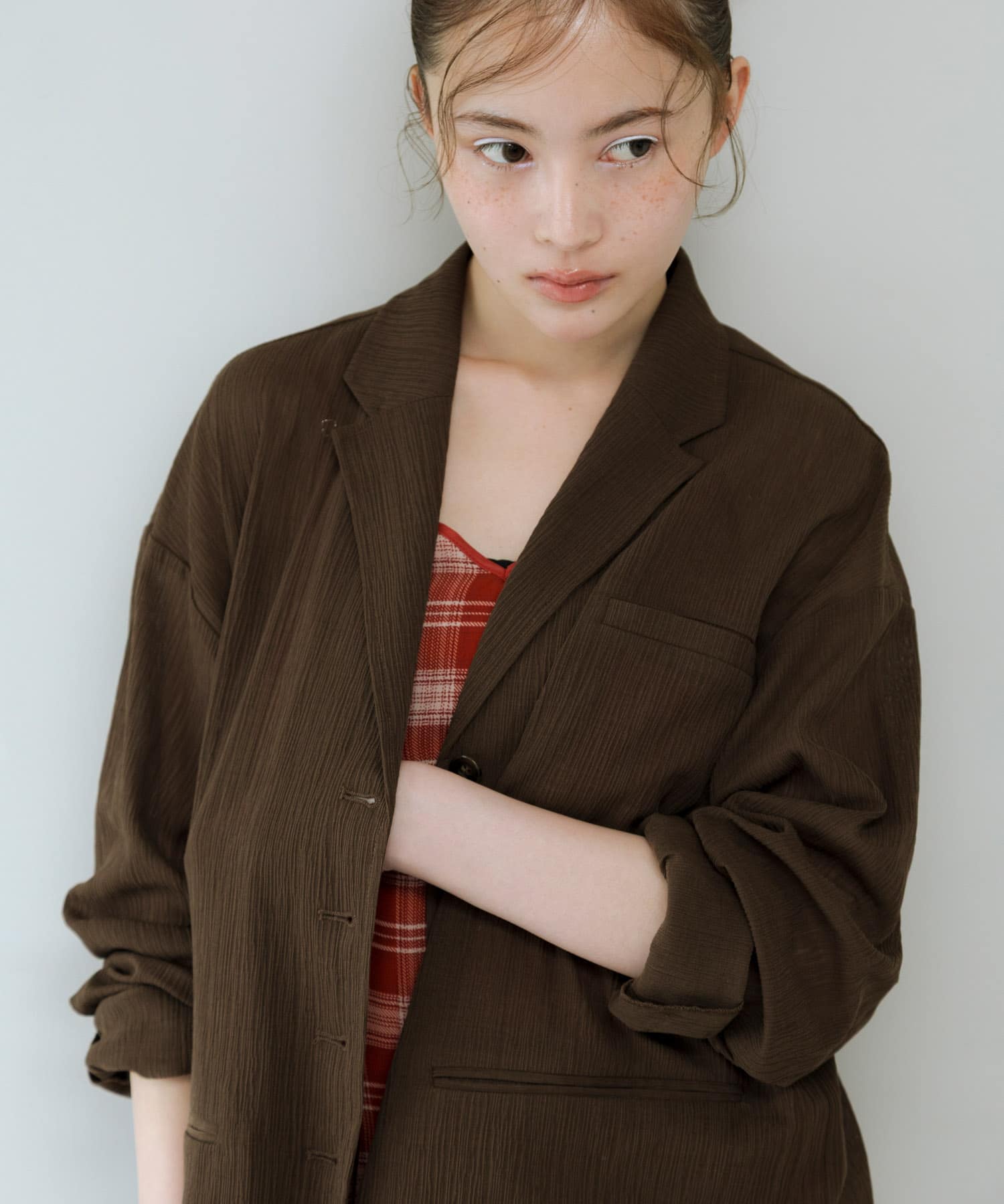 身長 : 159cm サイズ : one
