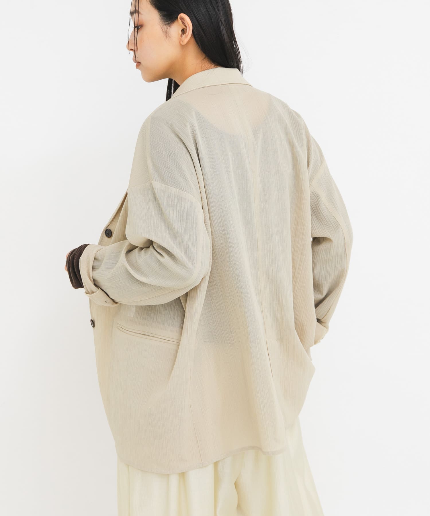 身長 : 163cm サイズ : one